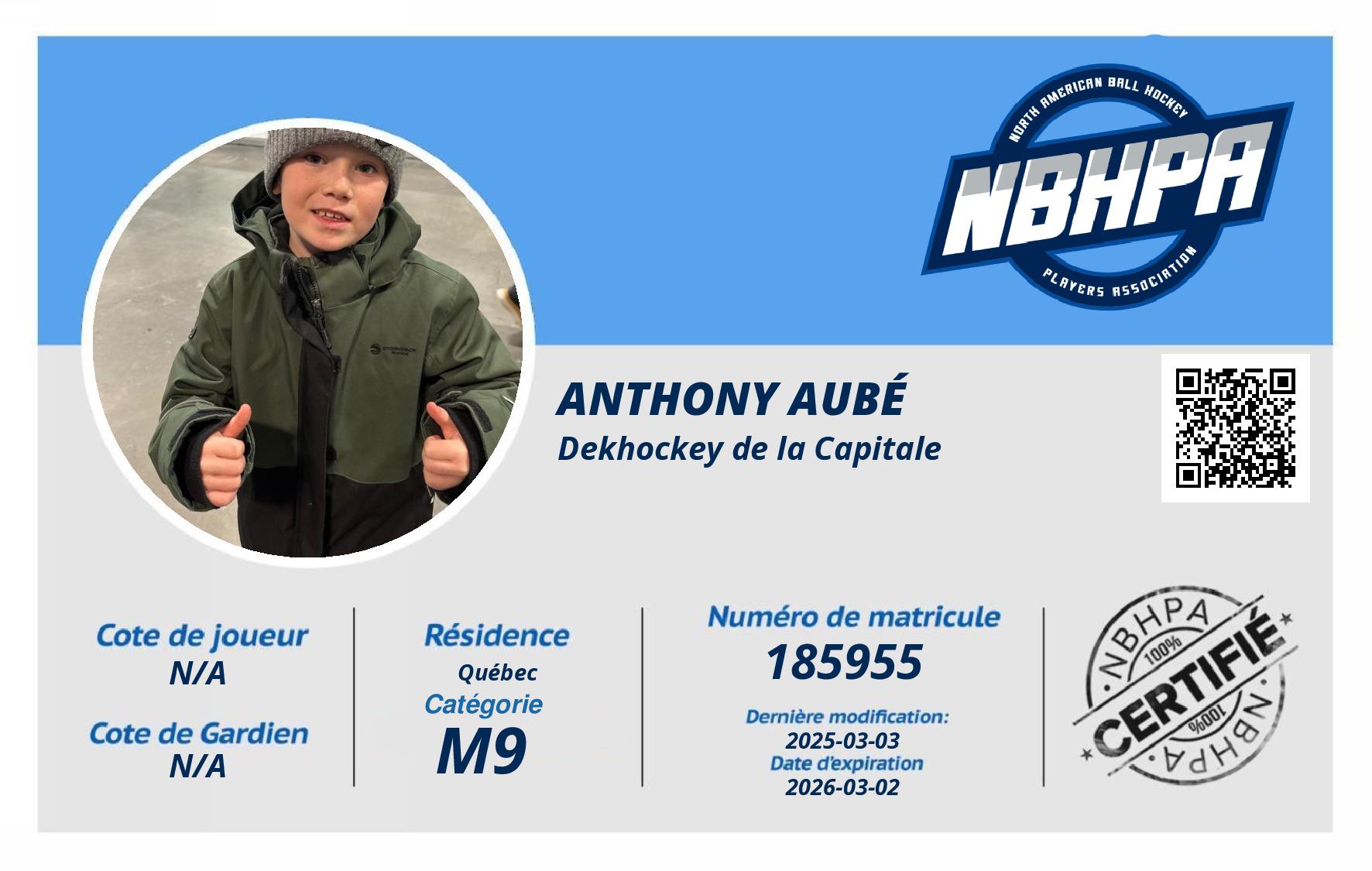 Anthony Aubé 