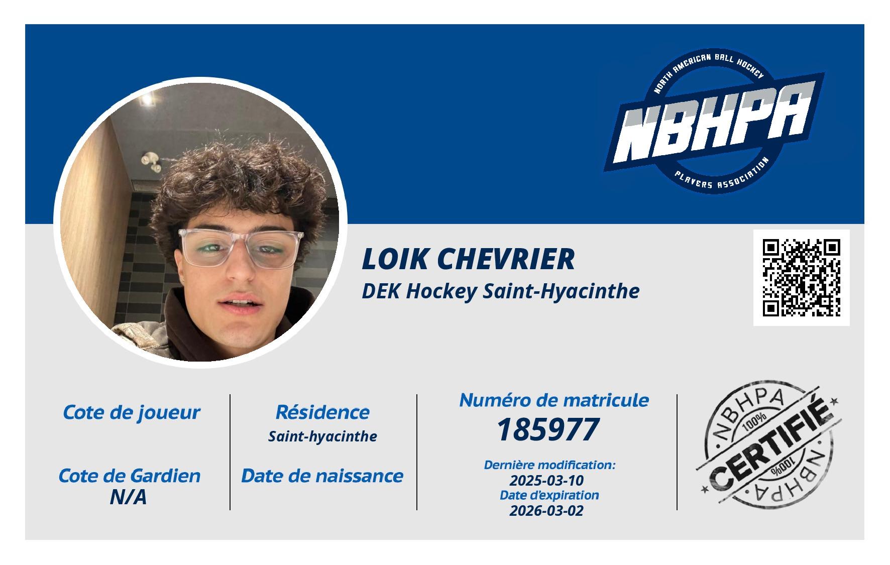 Loik Chevrier