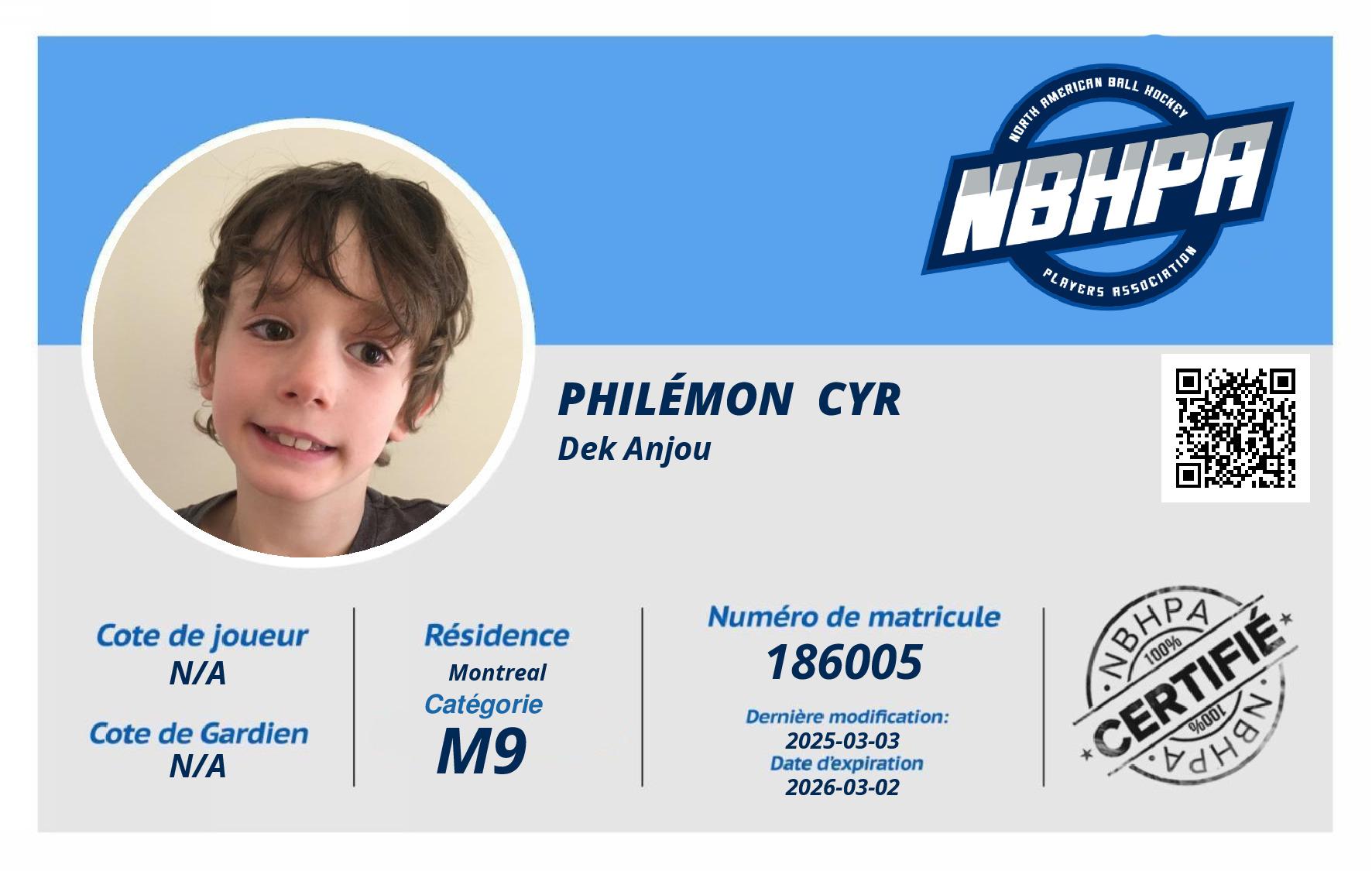 Philémon  Cyr