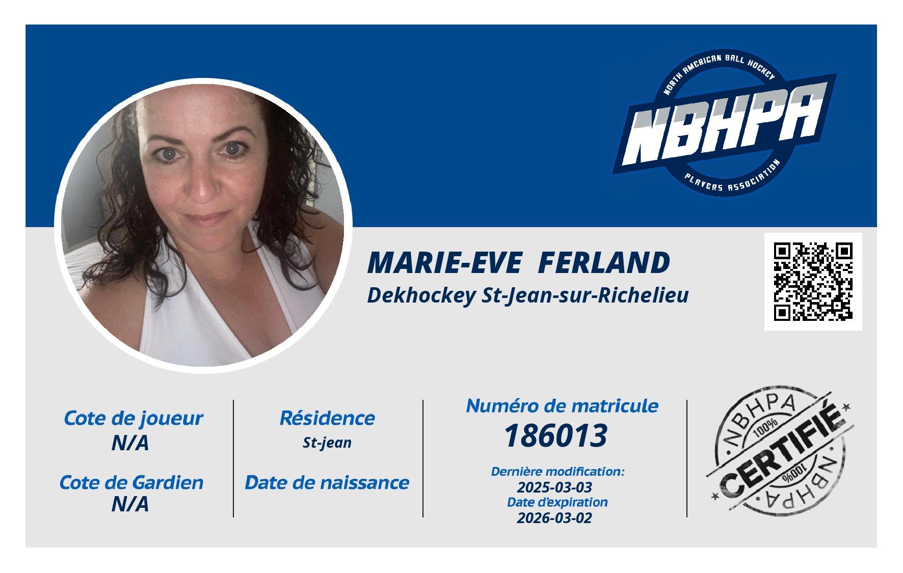 Marie-Eve  Ferland 