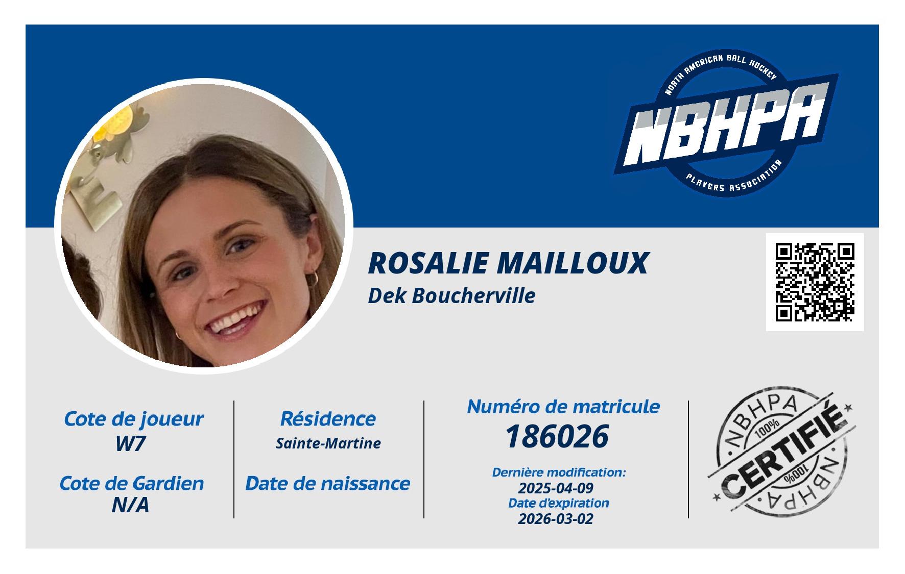 Rosalie Mailloux