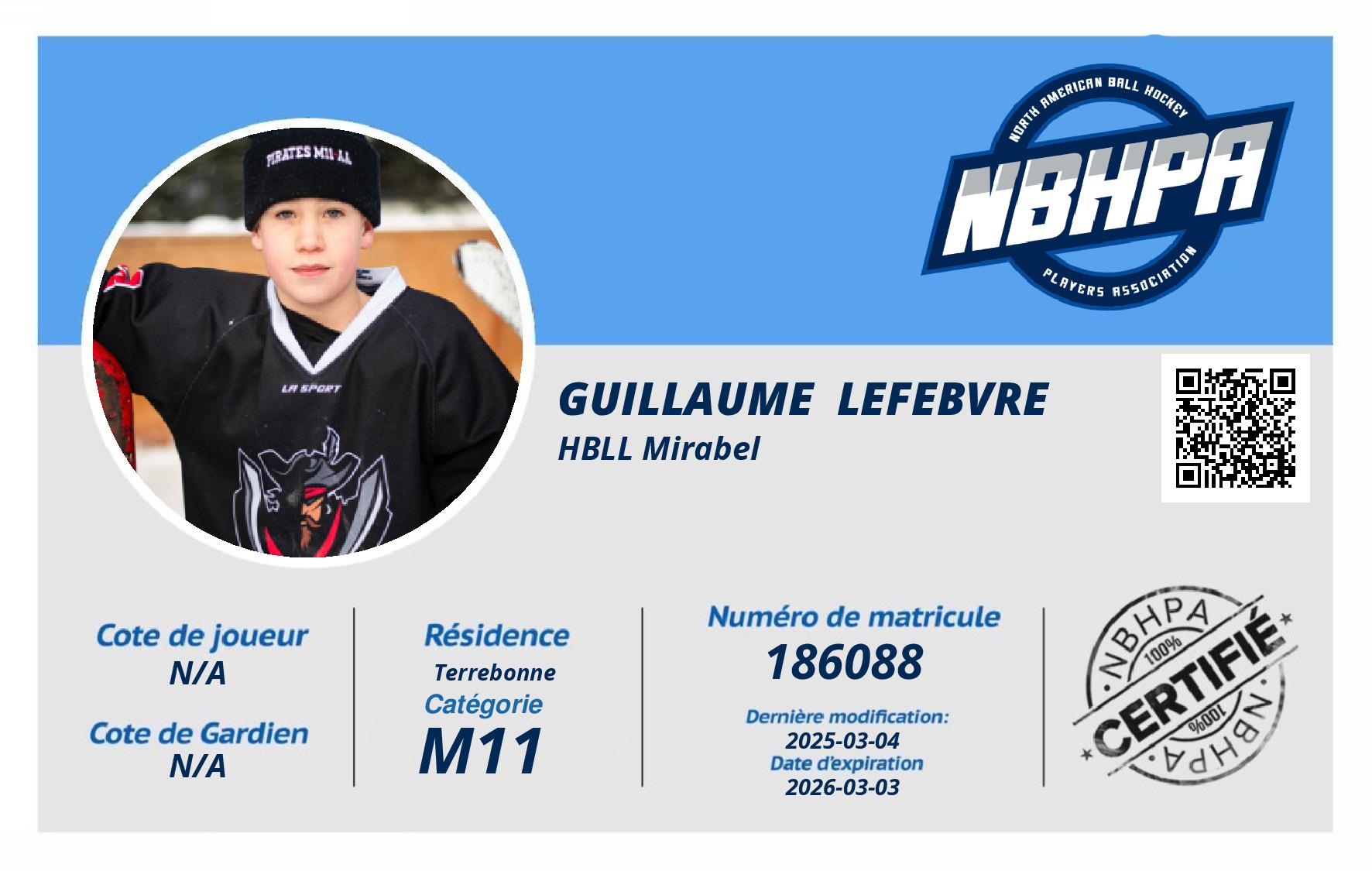 Guillaume  Lefebvre