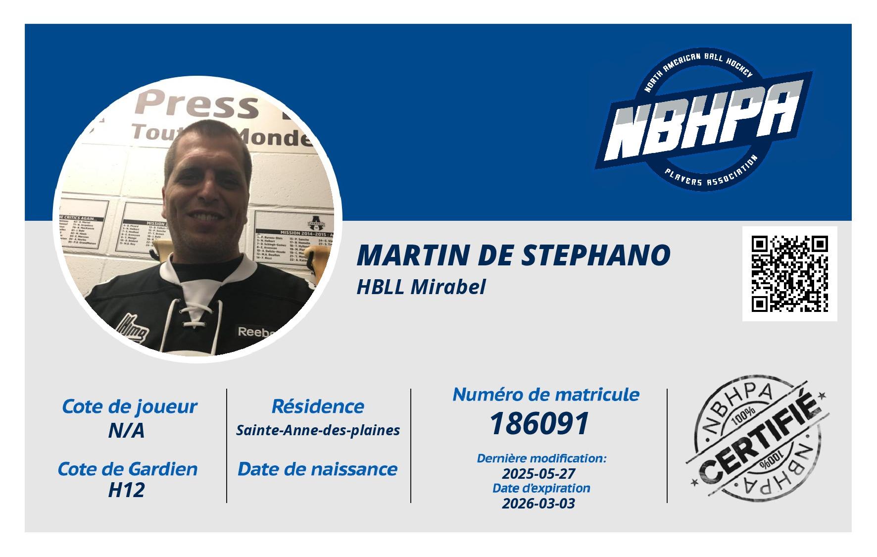 Martin De Stephano