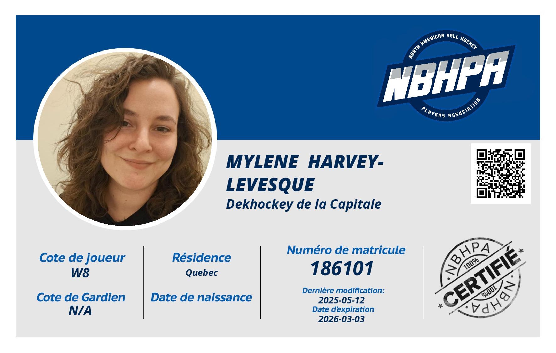 Mylene  Harvey-levesque