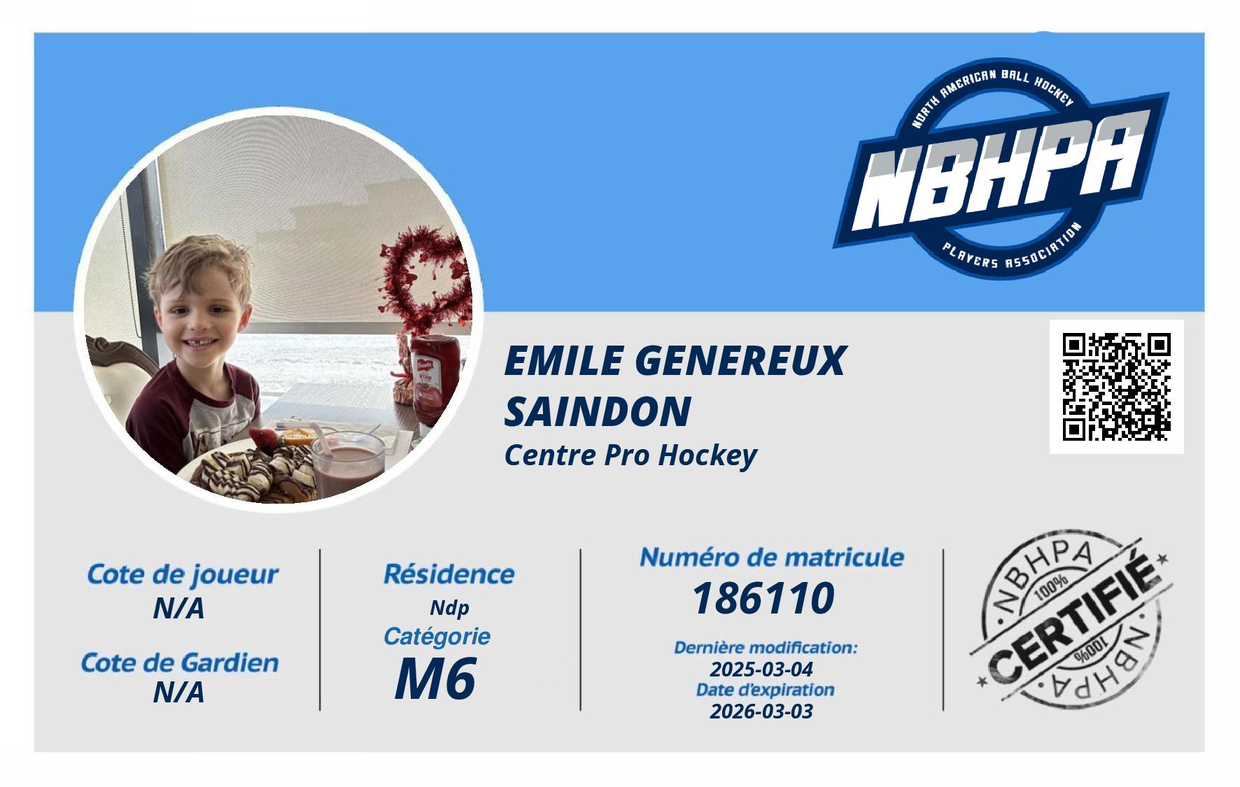 Emile Genereux Saindon