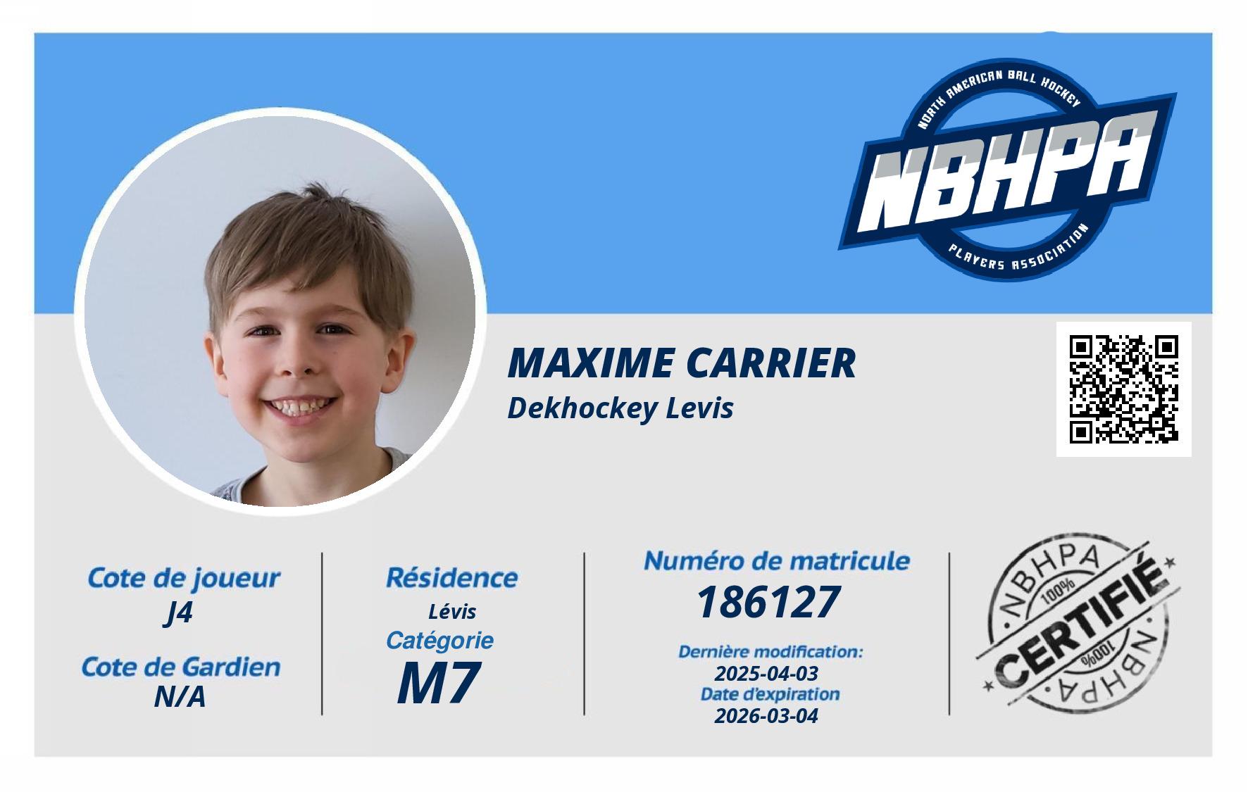 Maxime Carrier