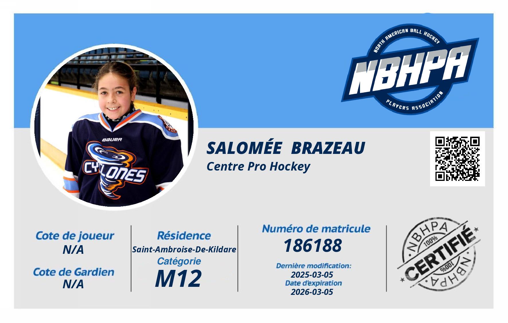 Salomée  Brazeau
