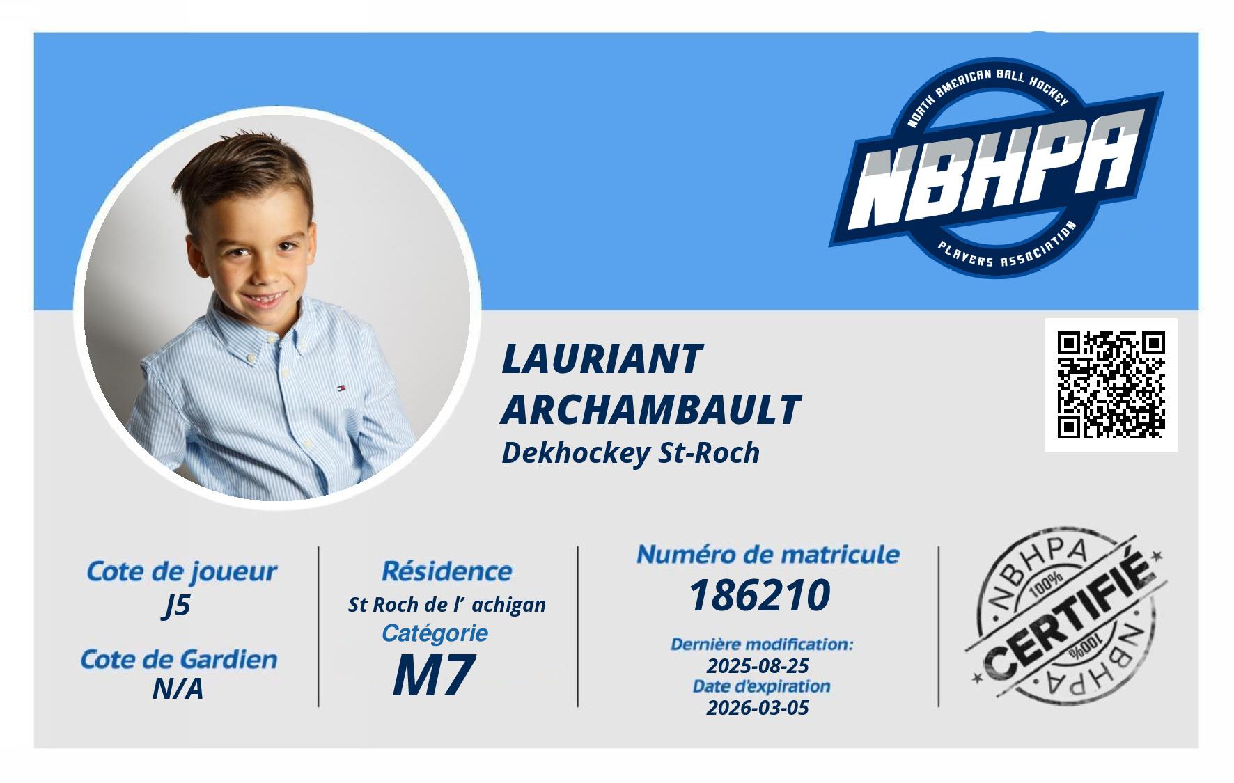 Lauriant Archambault