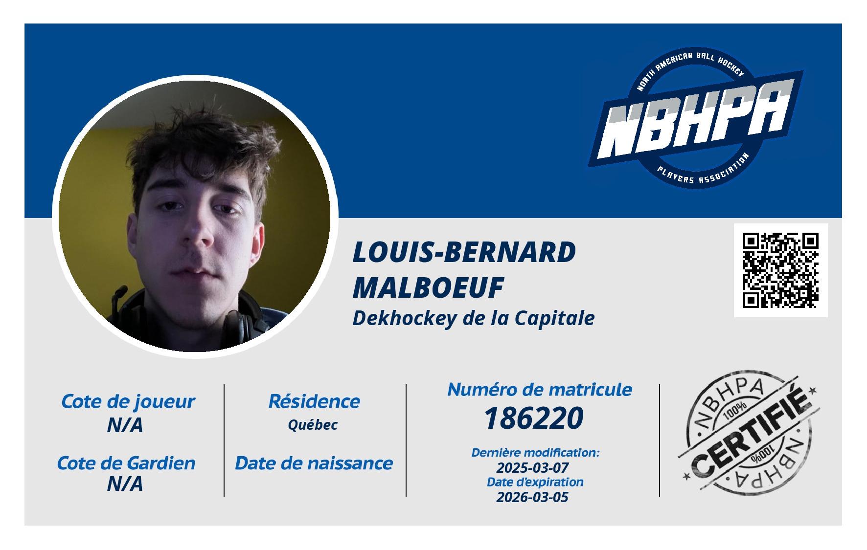 Louis-Bernard Malboeuf