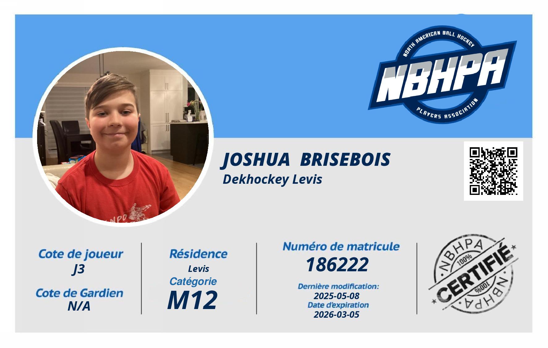 Joshua  Brisebois 