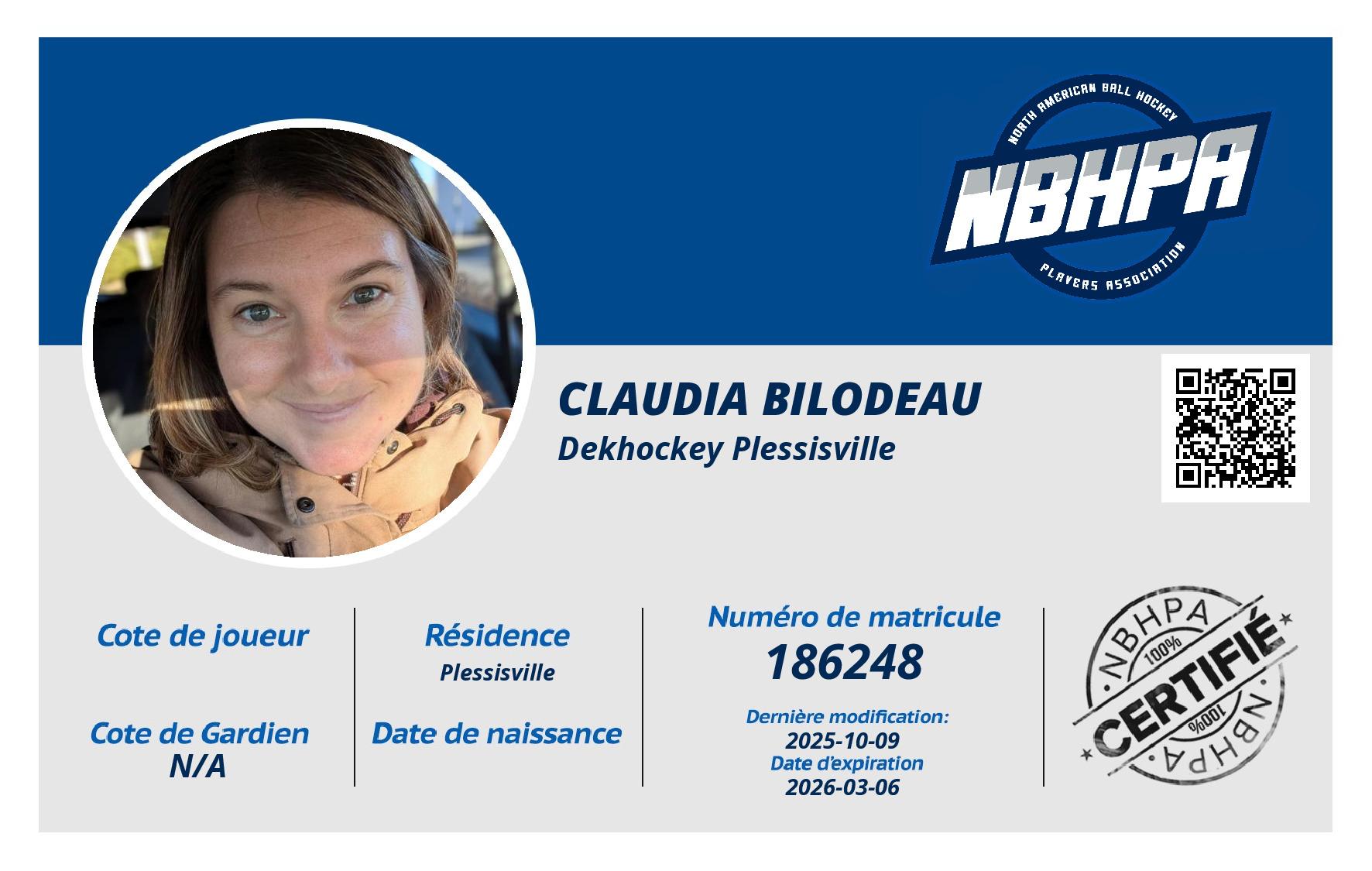 Claudia Bilodeau