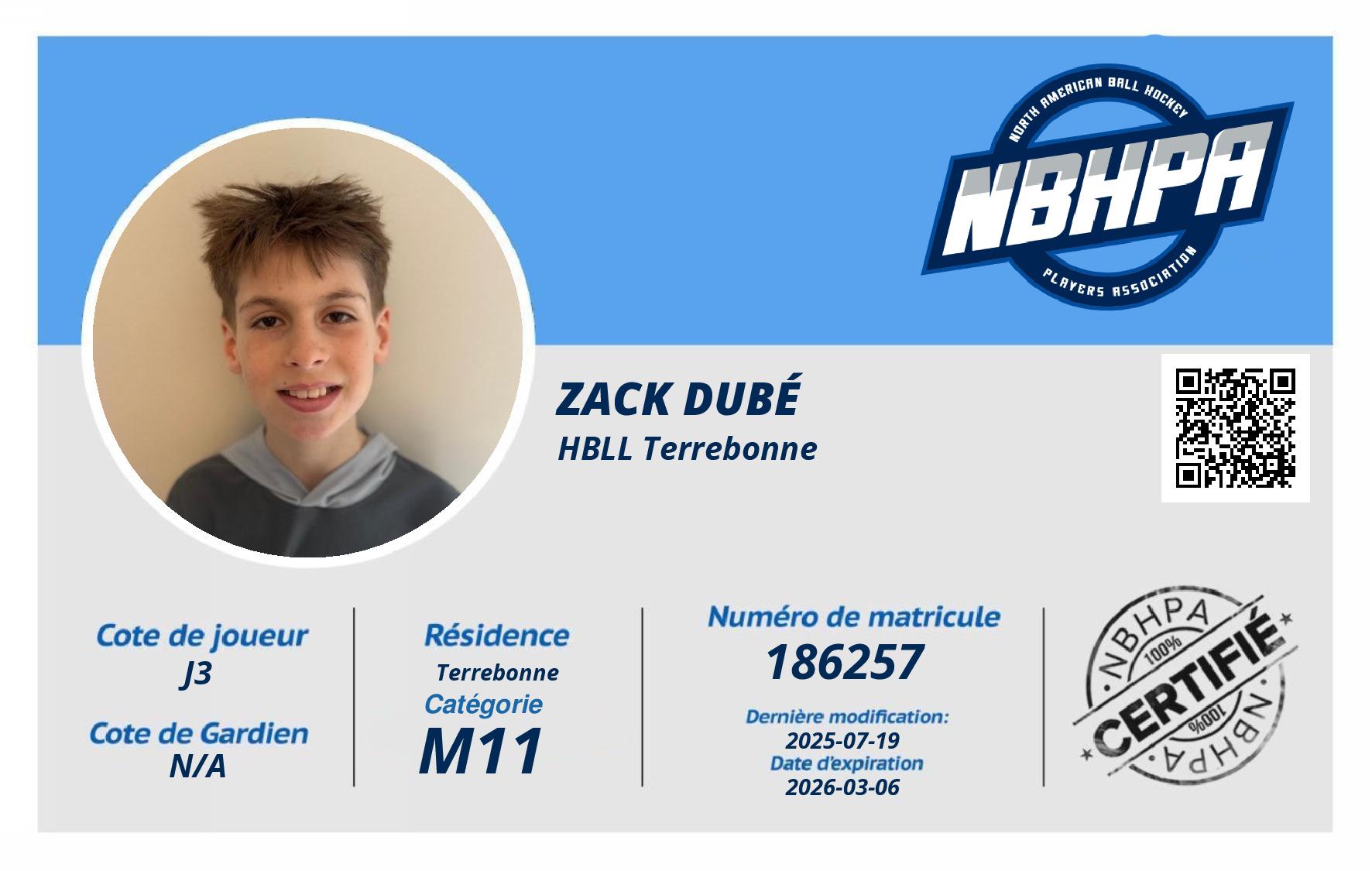 Zack Dubé