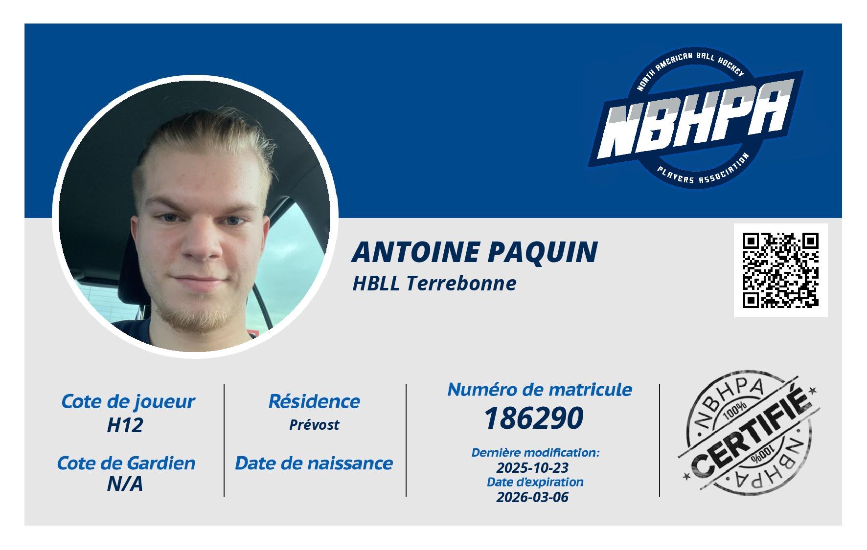 Antoine Paquin
