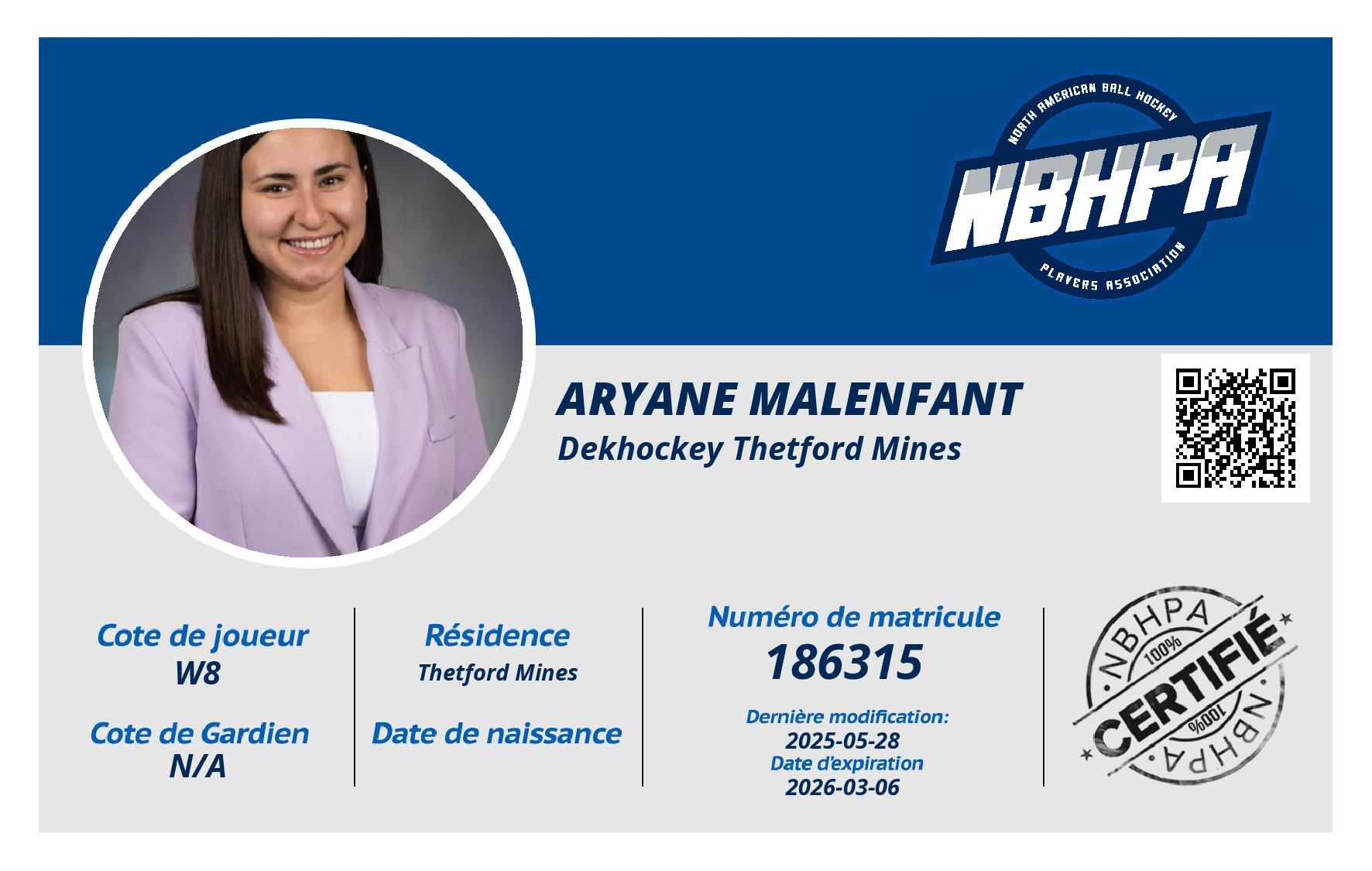 Aryane Malenfant