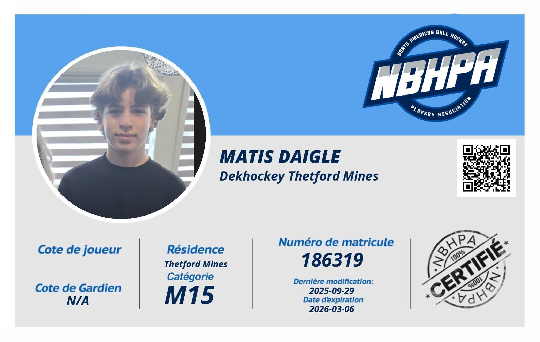 Matis Daigle