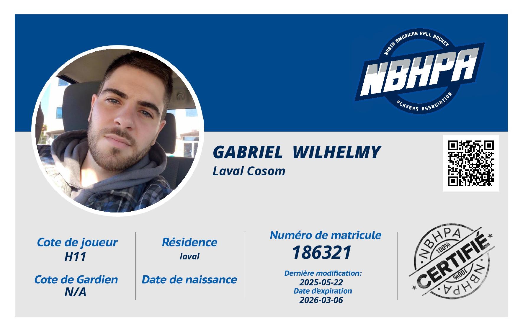 Gabriel  Wilhelmy 