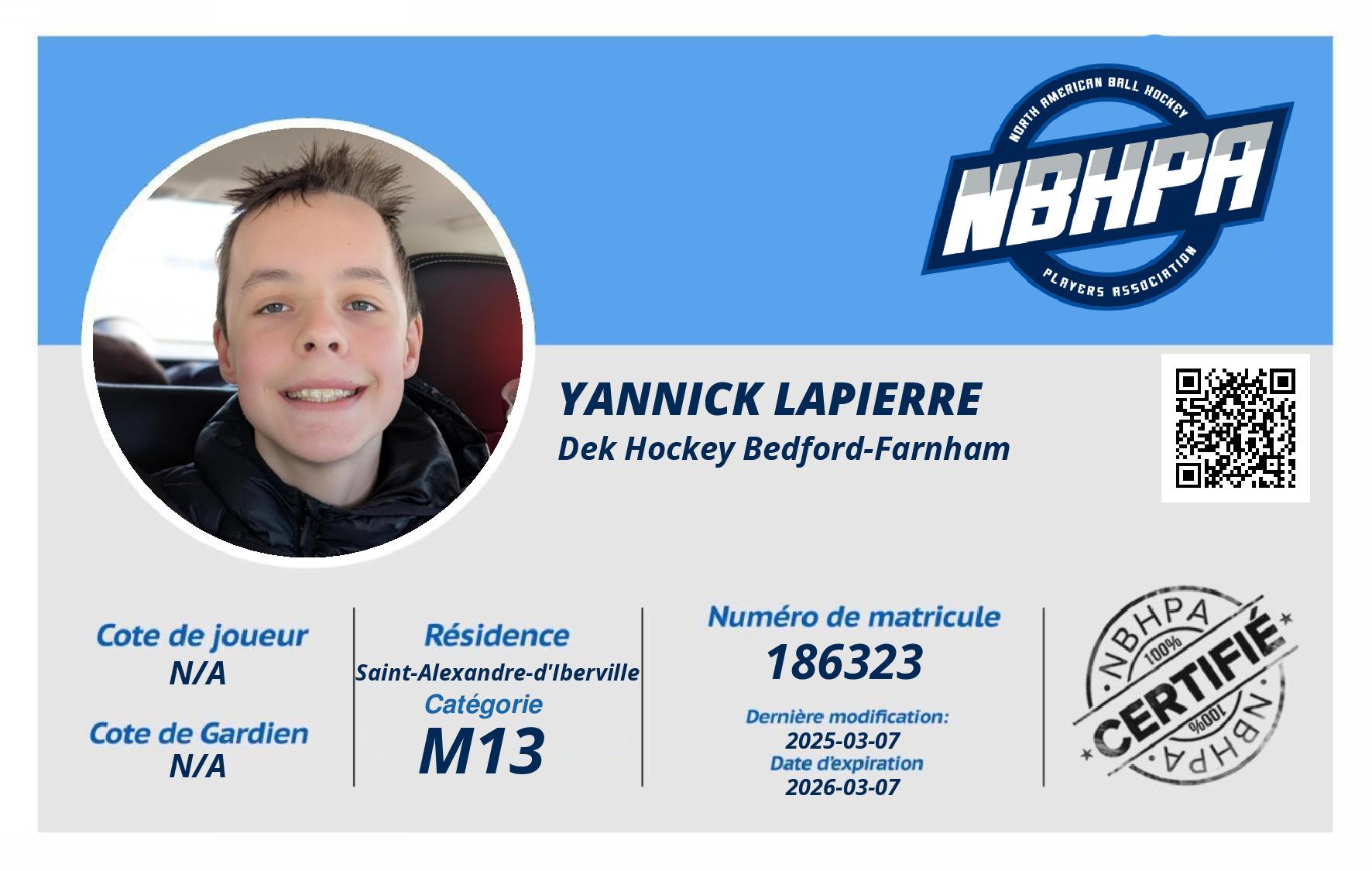 Yannick Lapierre