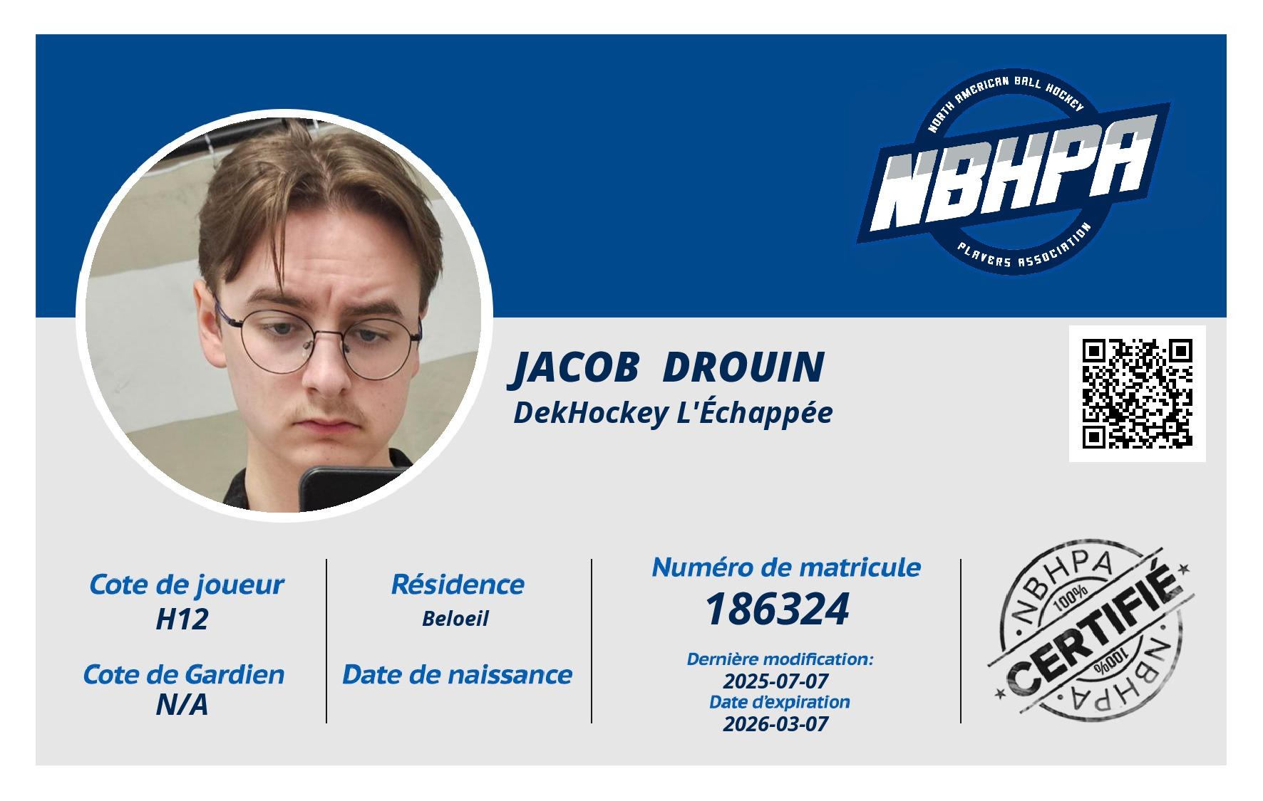 Jacob  Drouin