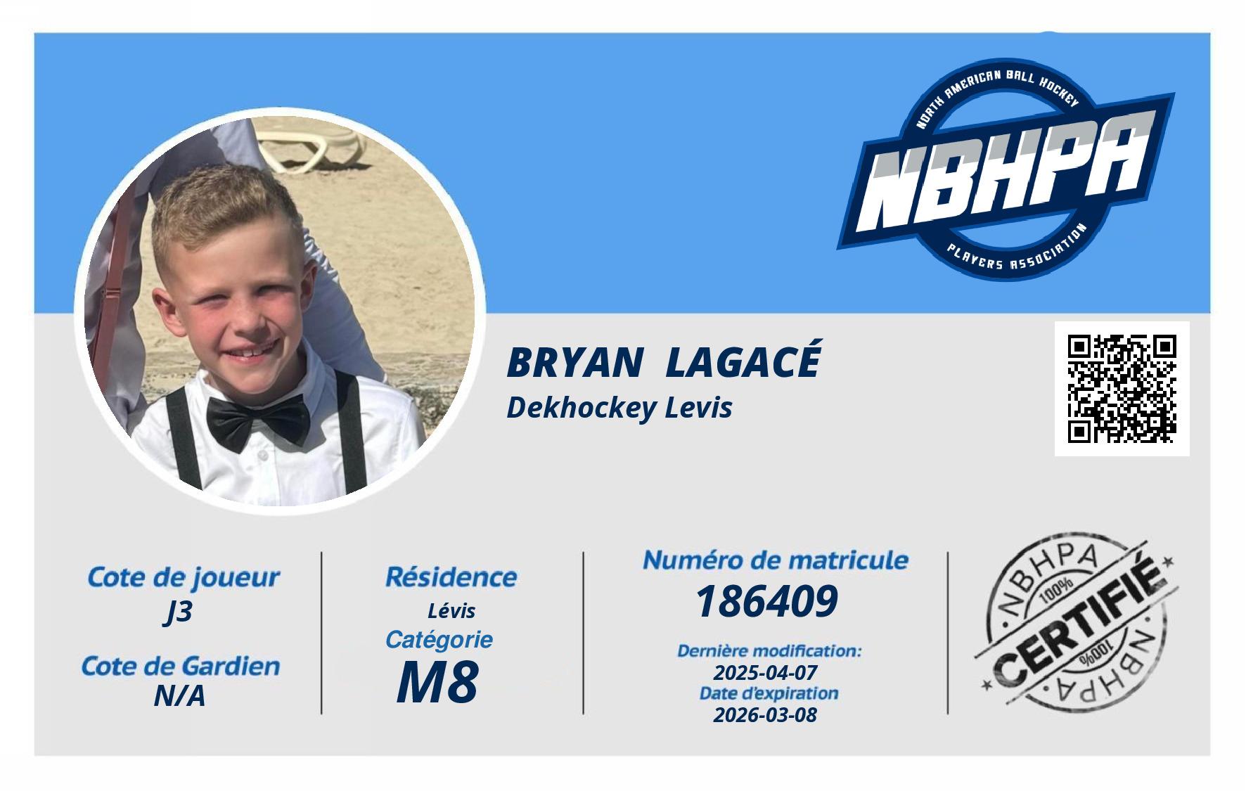 Bryan  Lagacé 