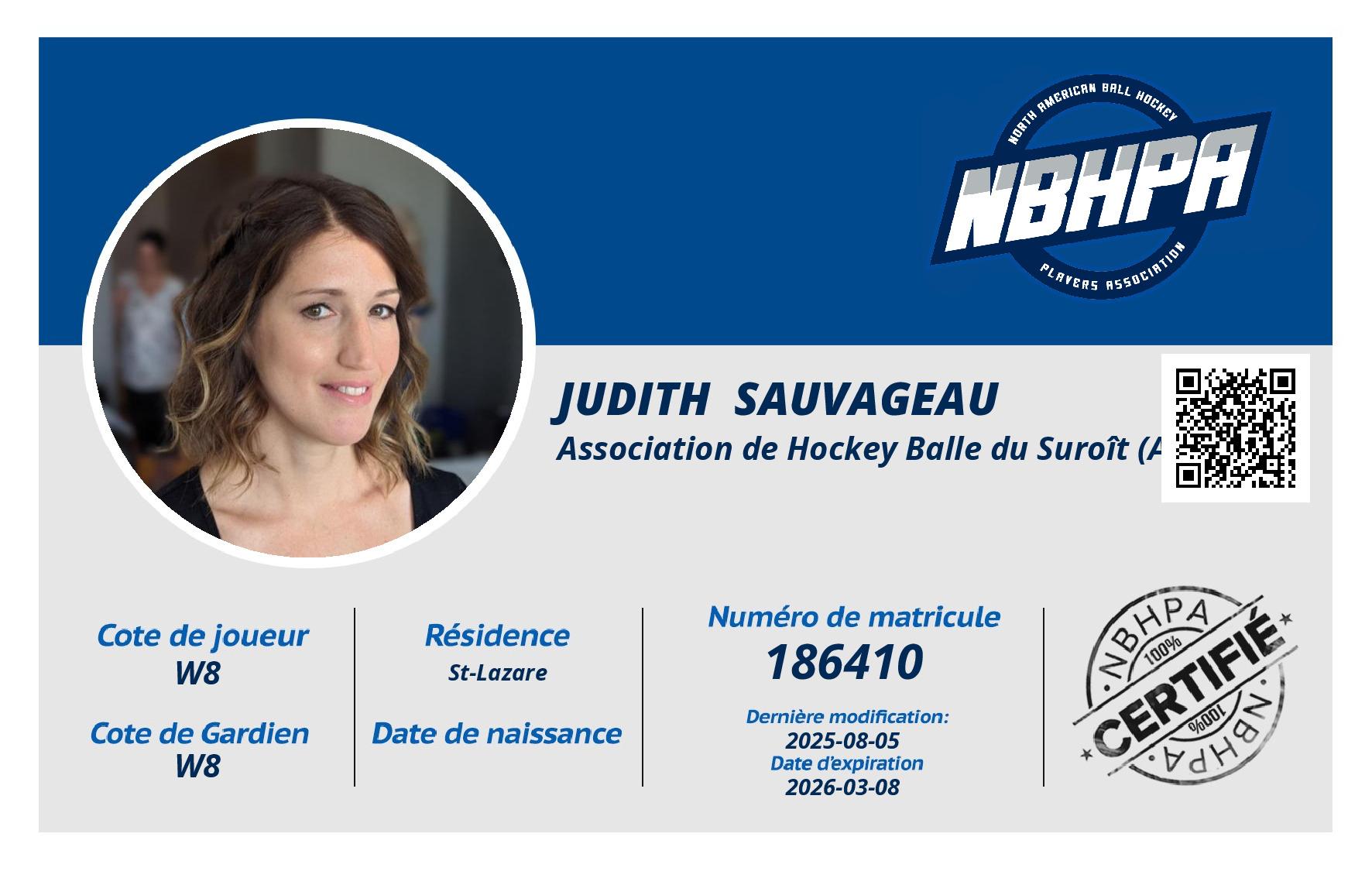 Judith  Sauvageau
