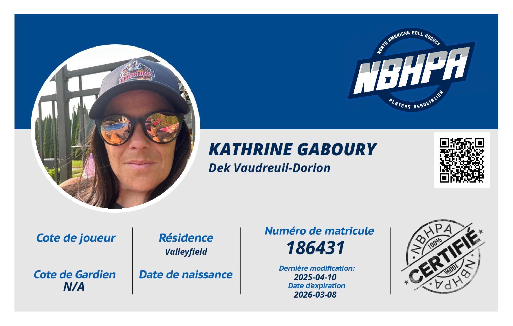 Kathrine Gaboury