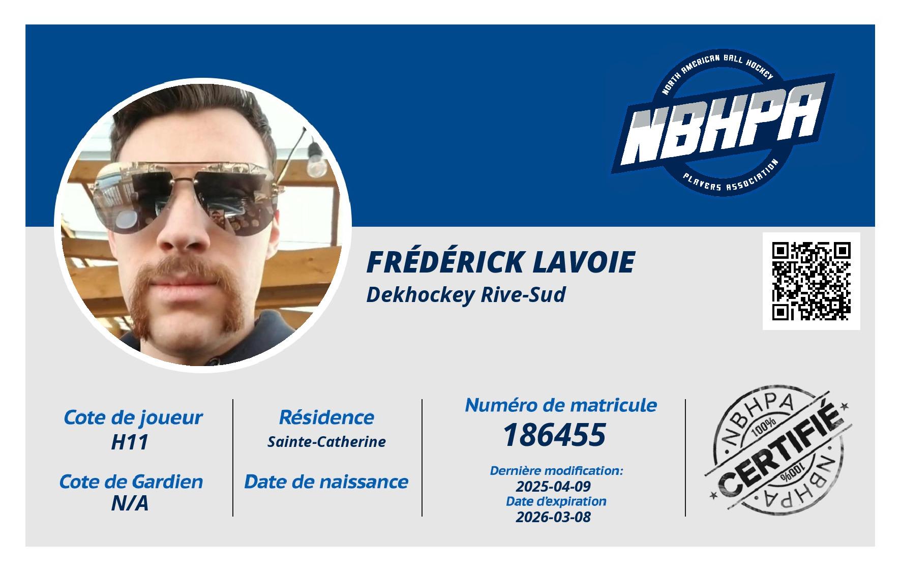 Frédérick Lavoie