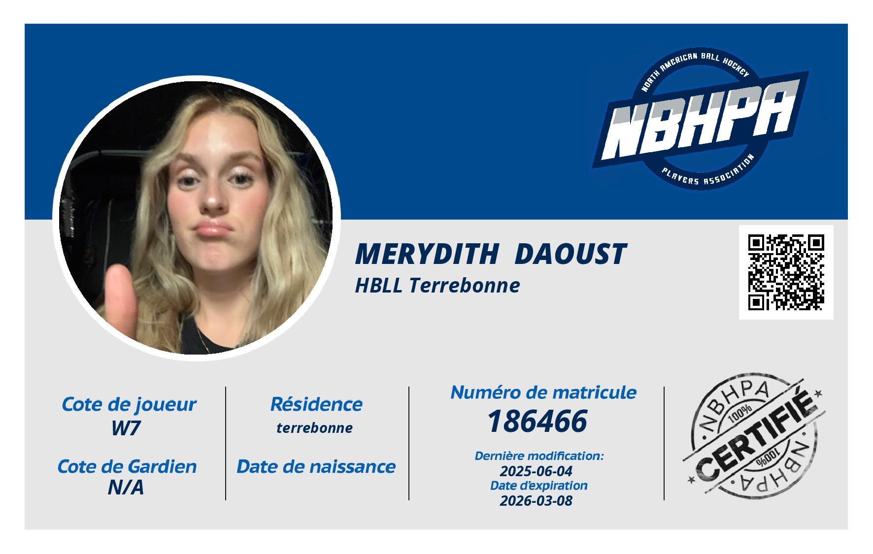 Merydith  Daoust