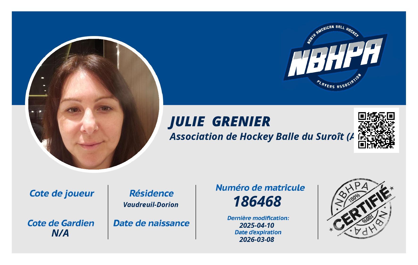 Julie  Grenier 