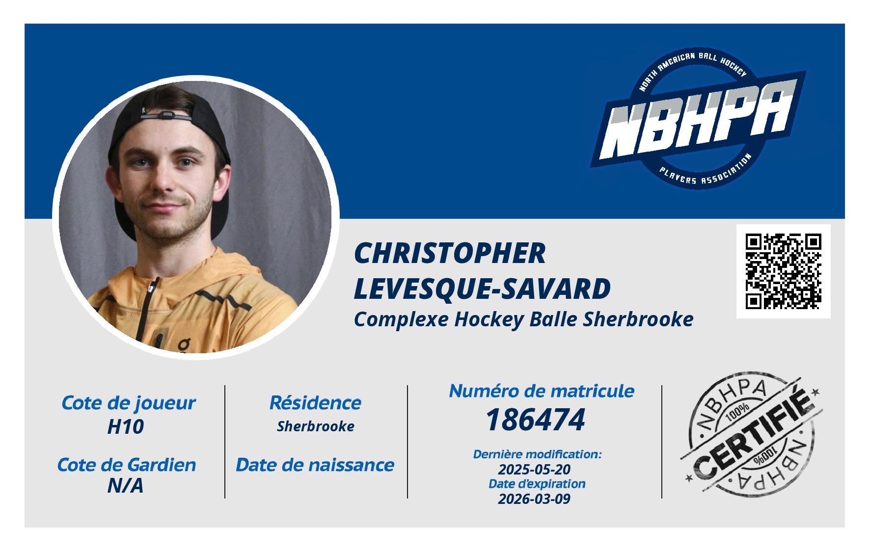 Christopher Levesque-Savard