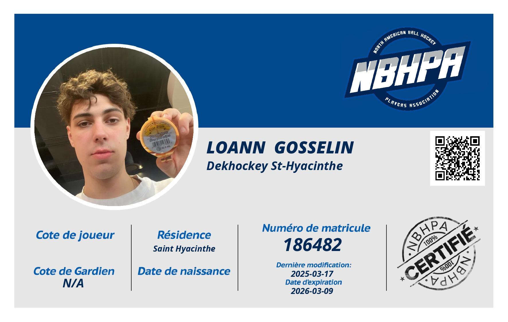 Loann  Gosselin