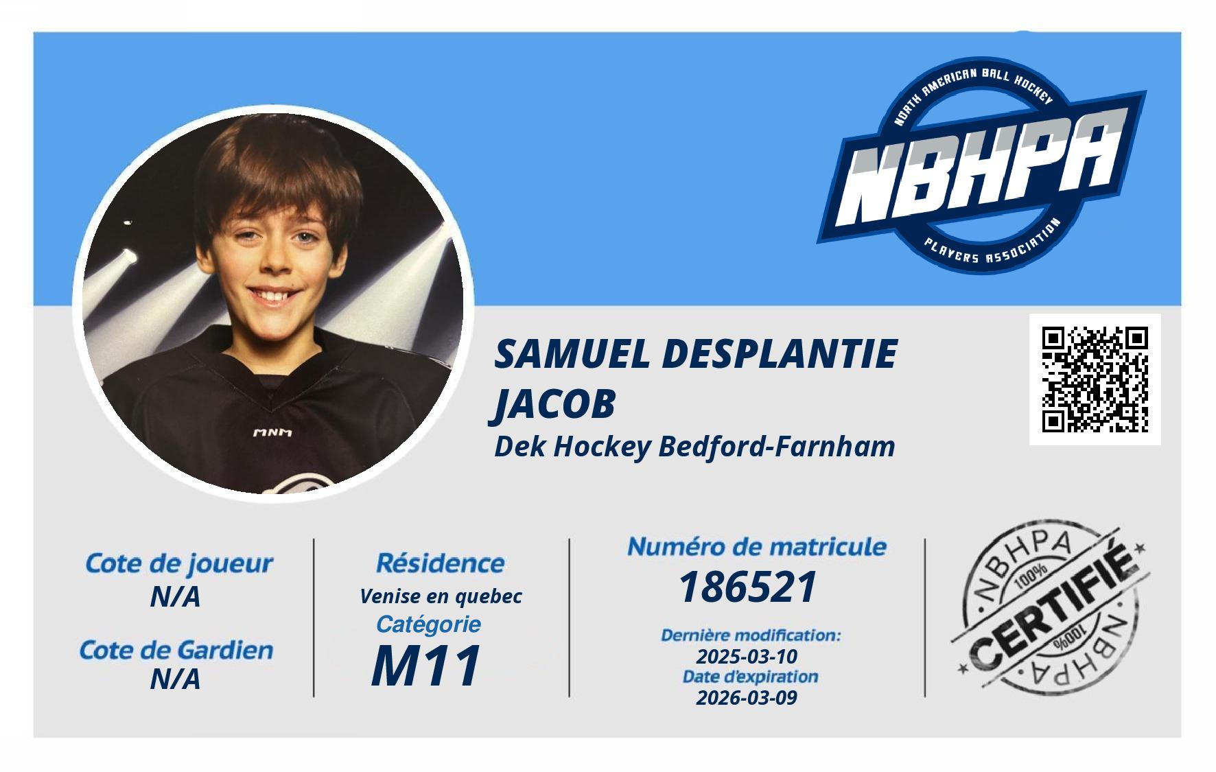 Samuel Desplantie Jacob