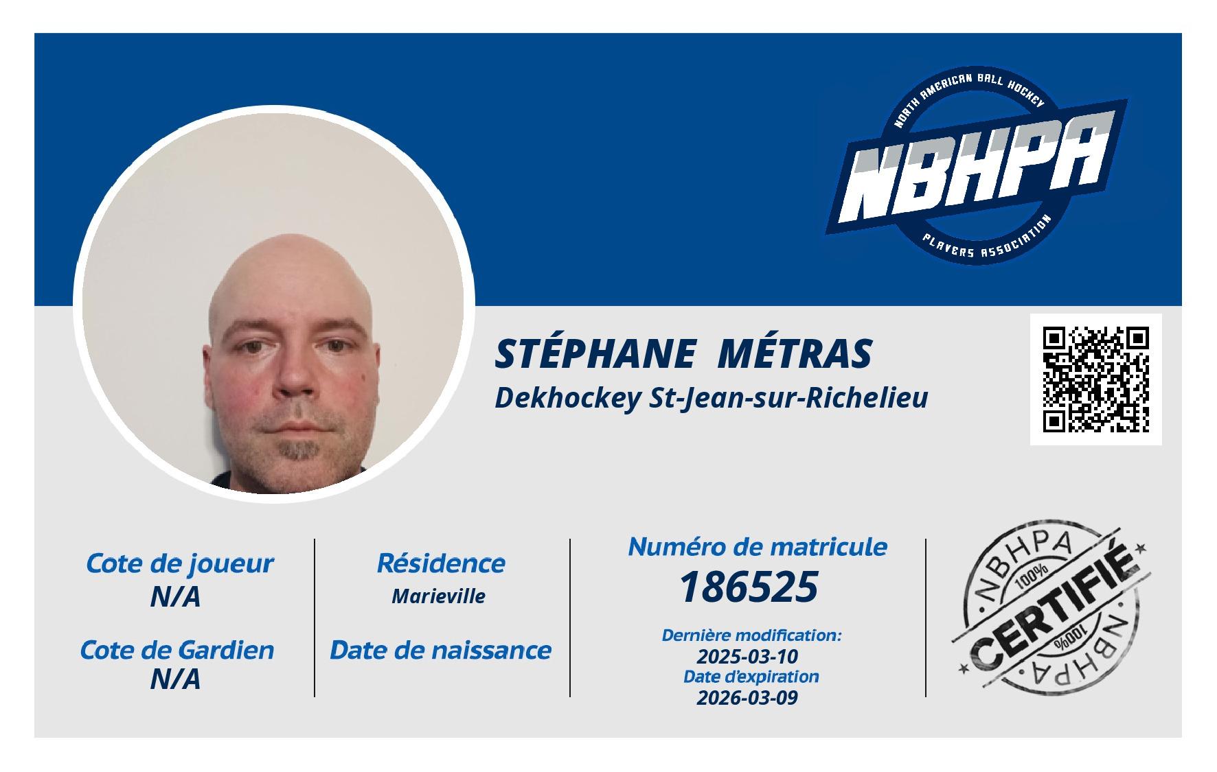 Stéphane  Métras 