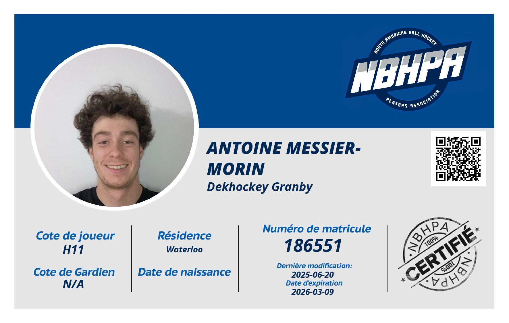 Antoine Messier-Morin