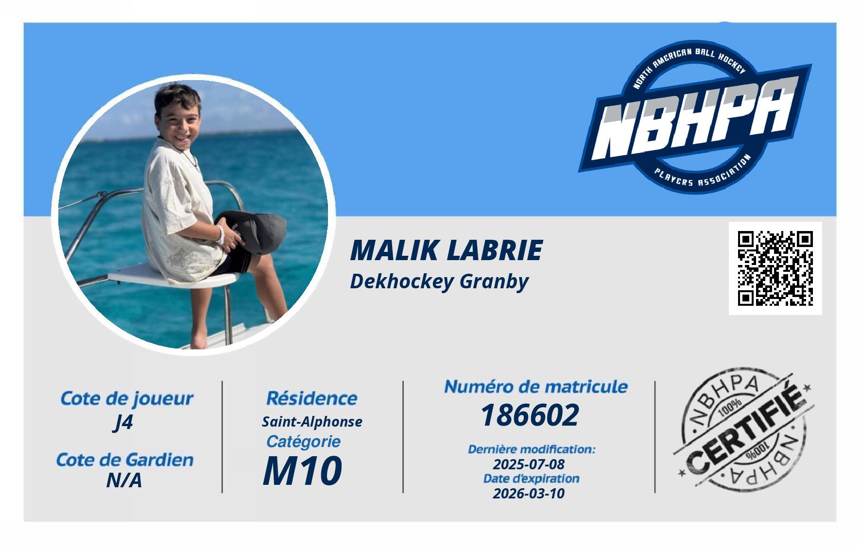 Malik Labrie