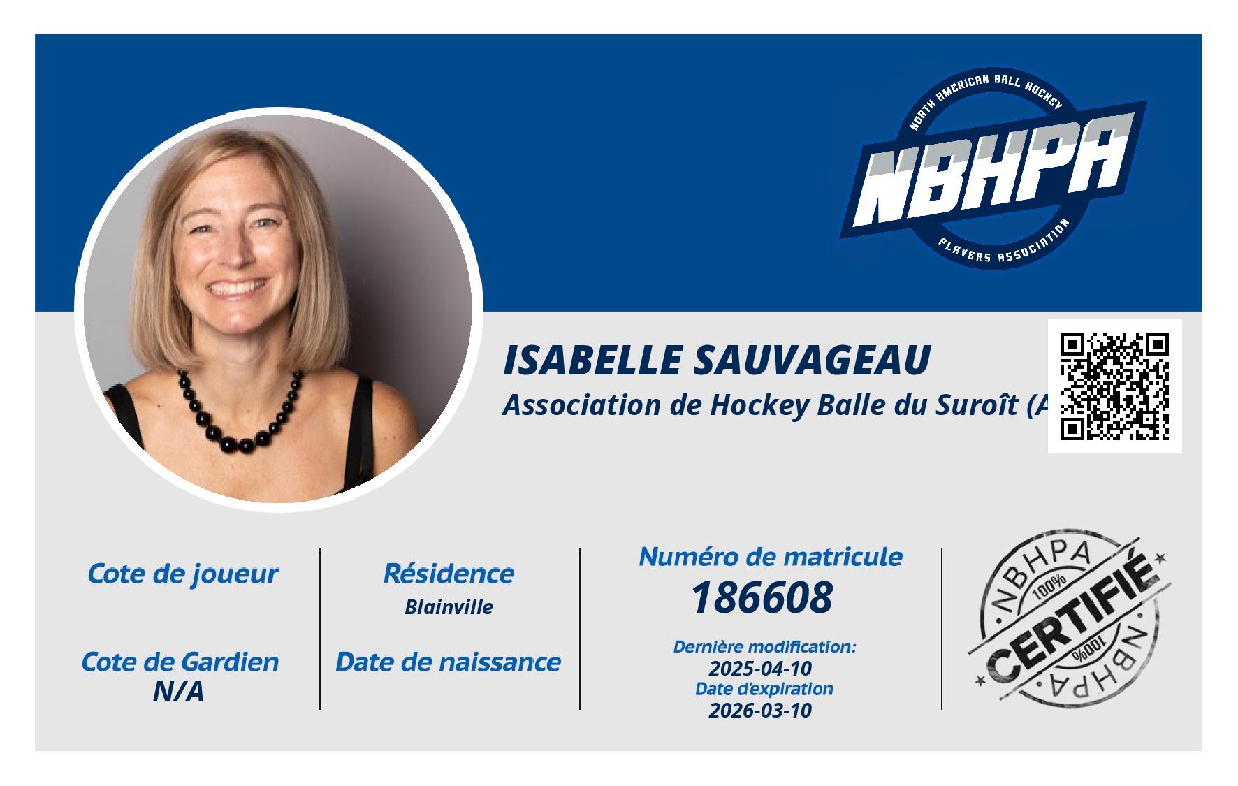 Isabelle Sauvageau