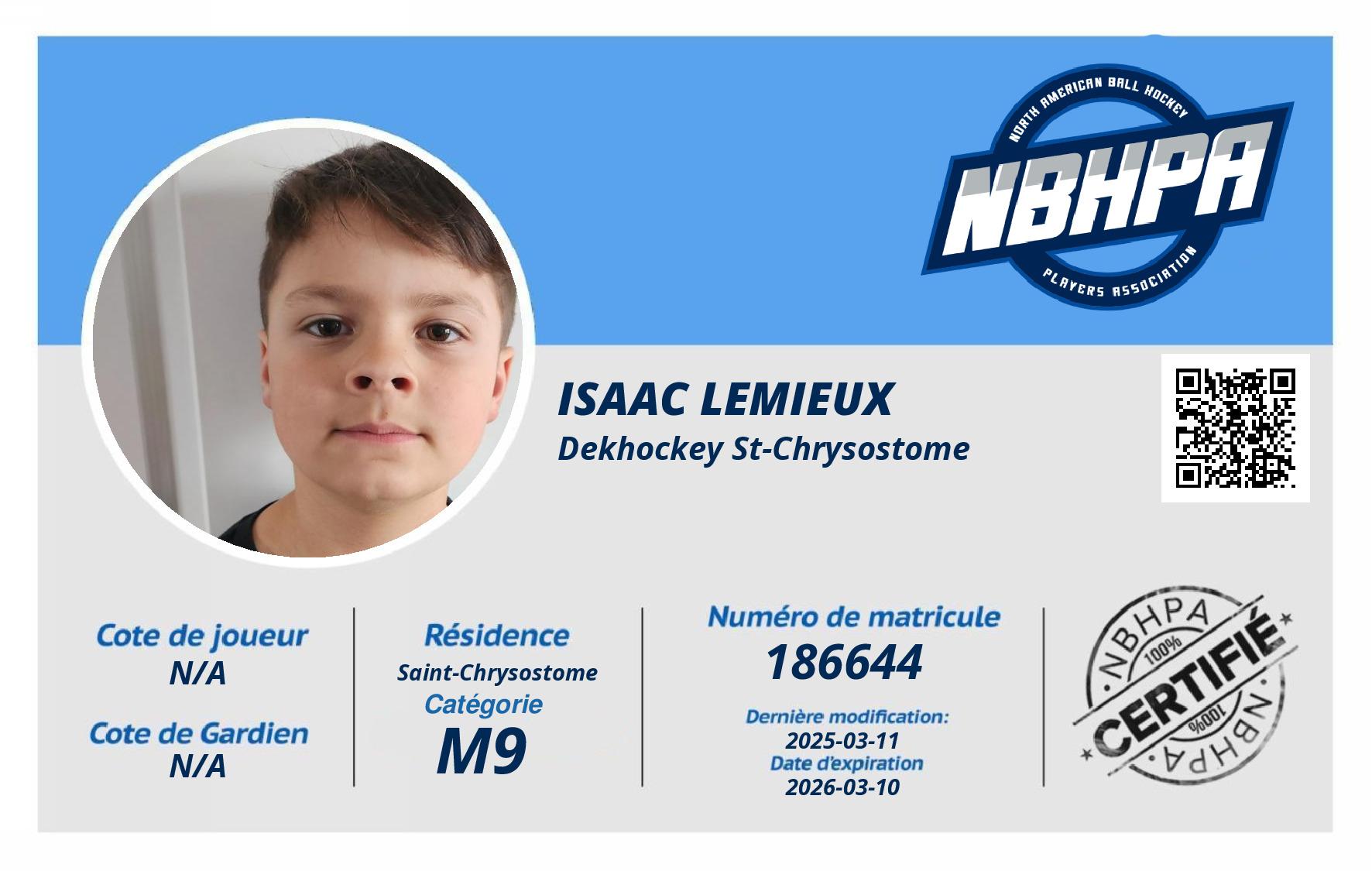 Isaac Lemieux 
