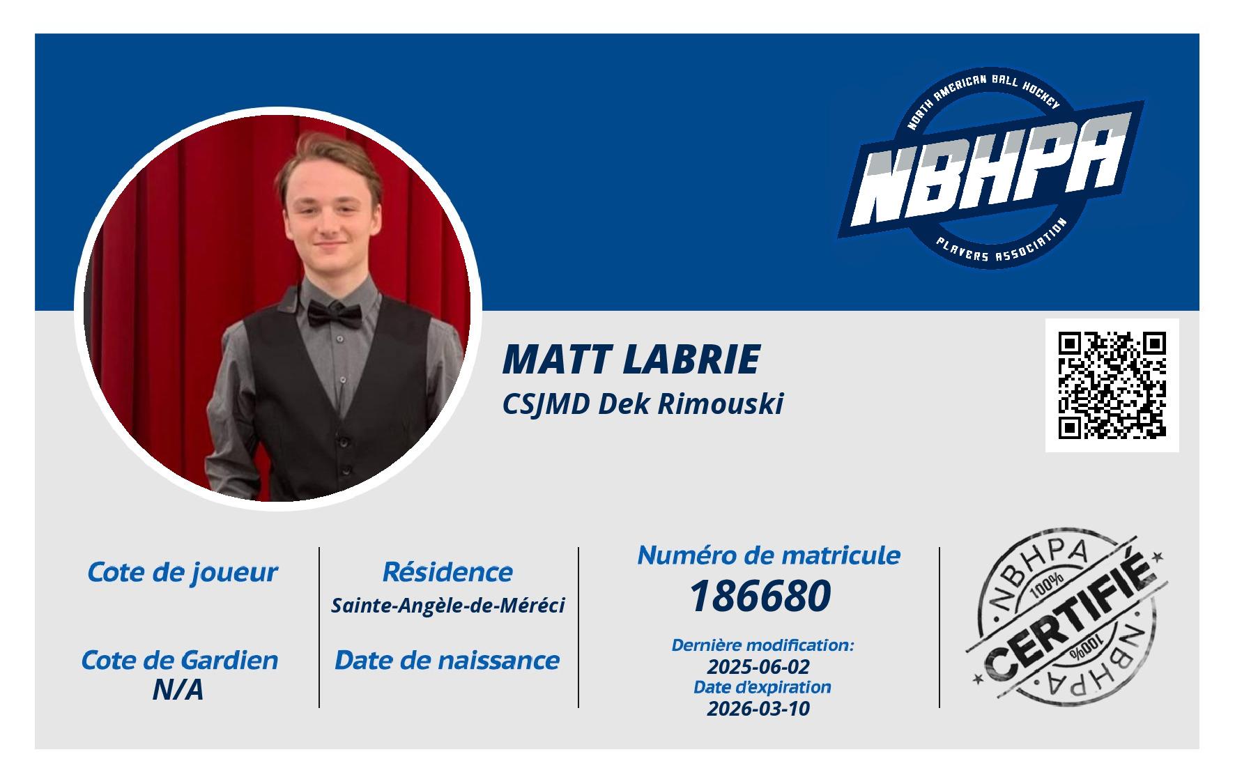 Matt Labrie