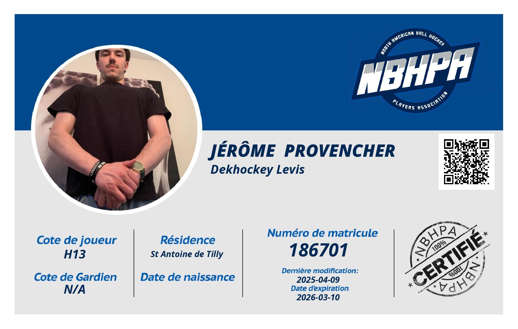 Jérôme  Provencher