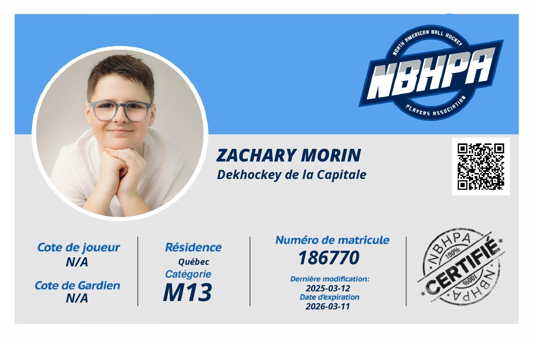 Zachary Morin