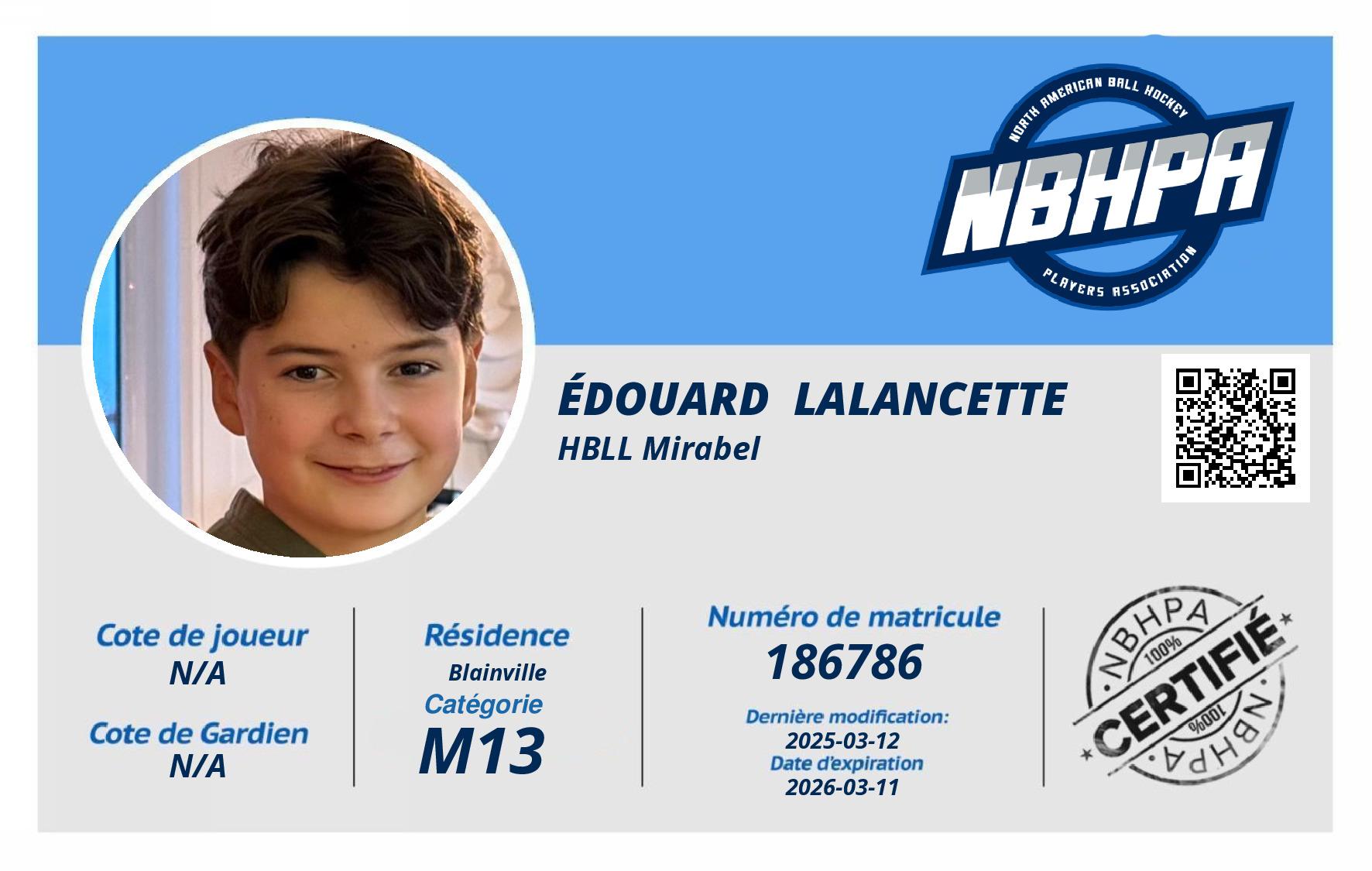 Édouard  Lalancette