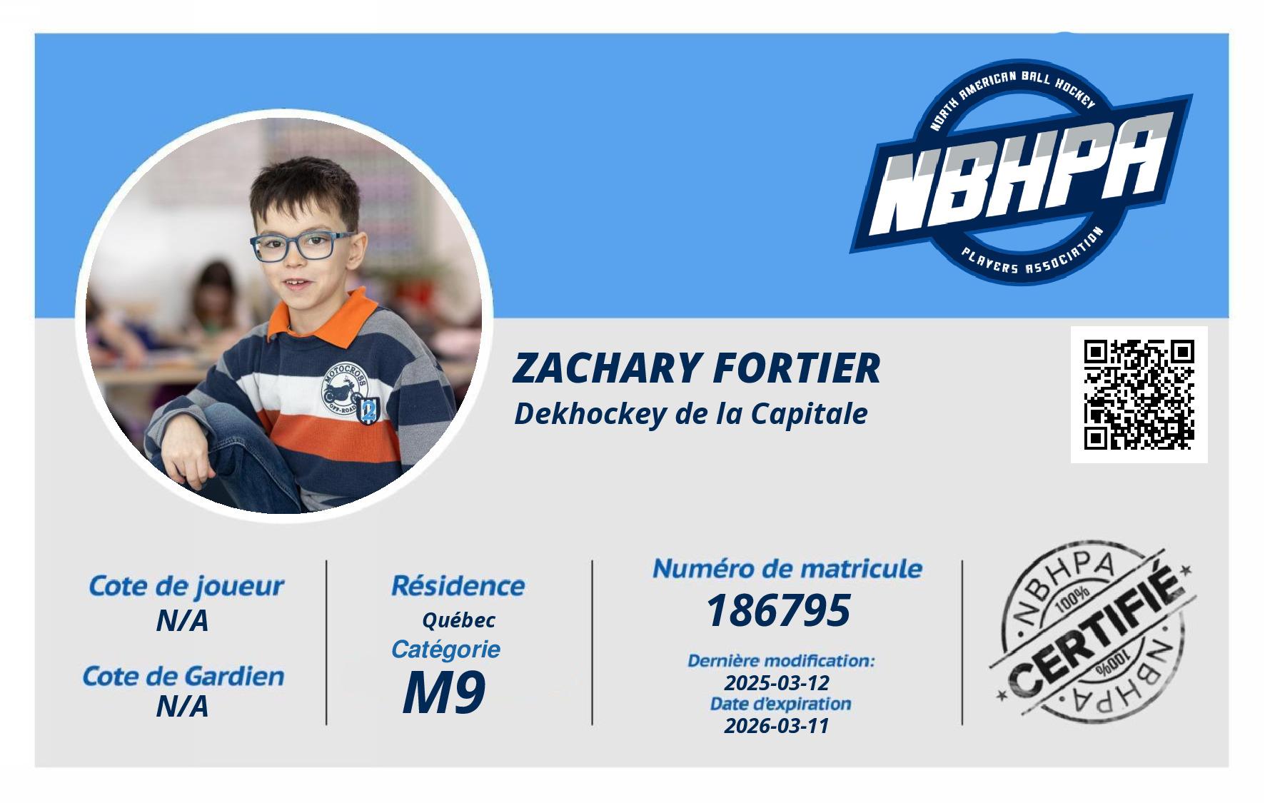 Zachary Fortier