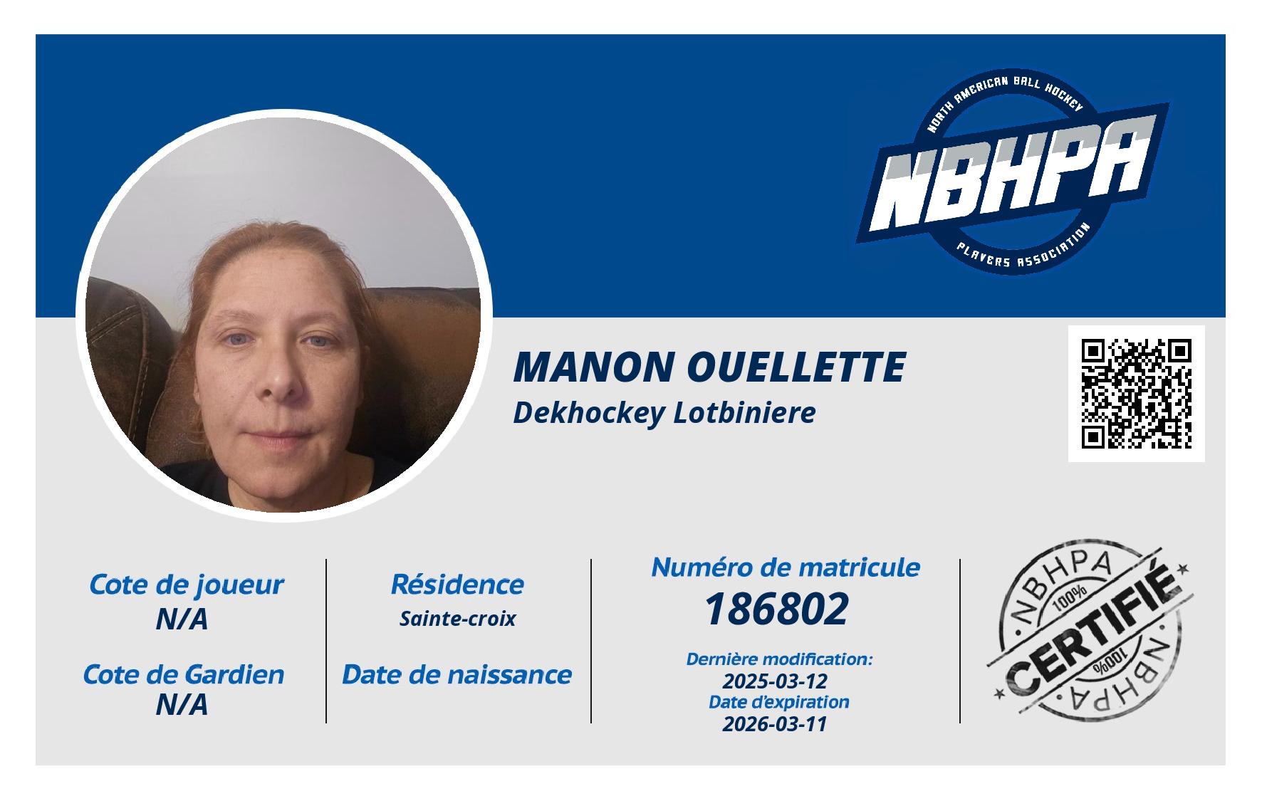 Manon Ouellette 