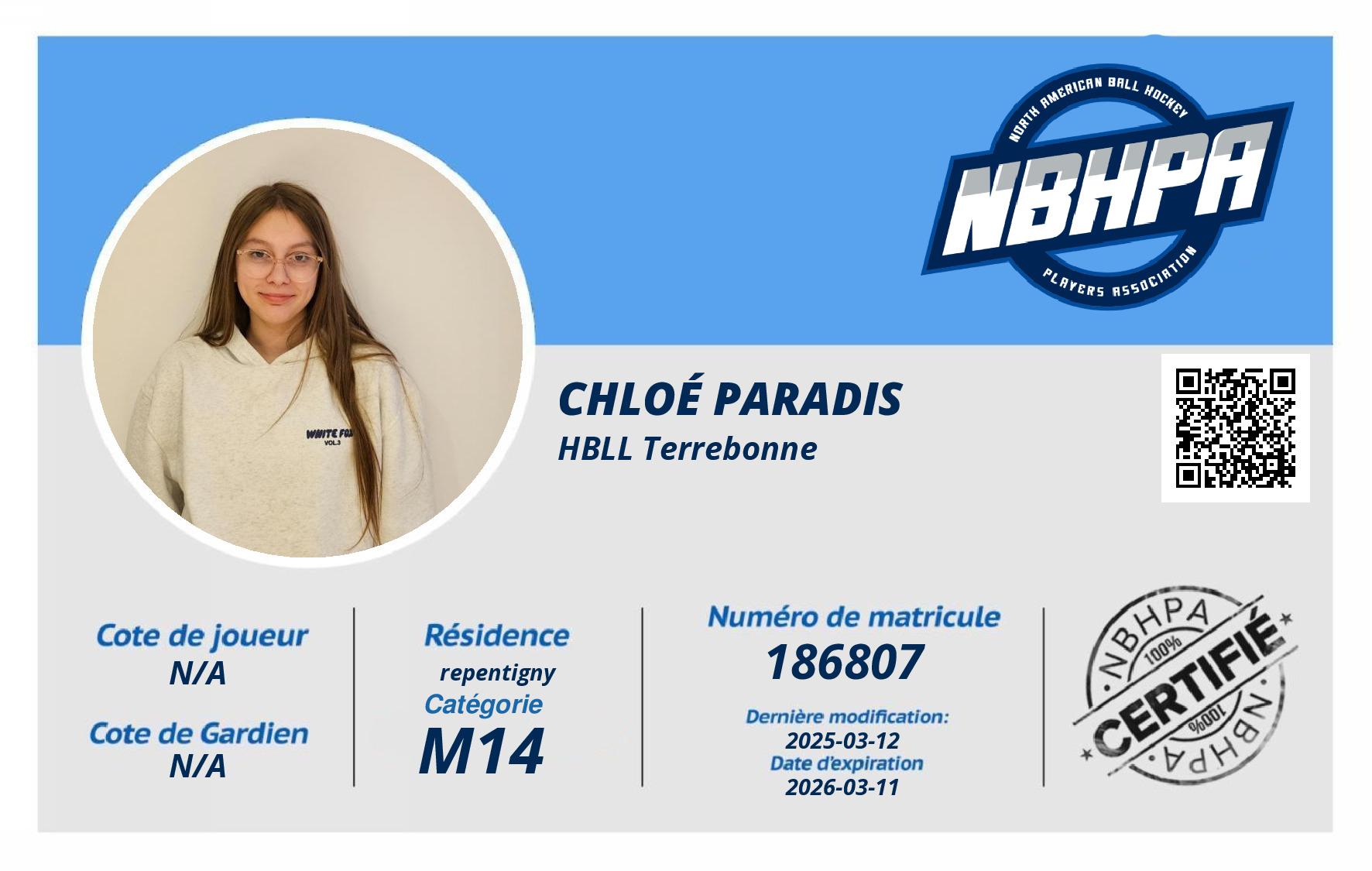 Chloé Paradis
