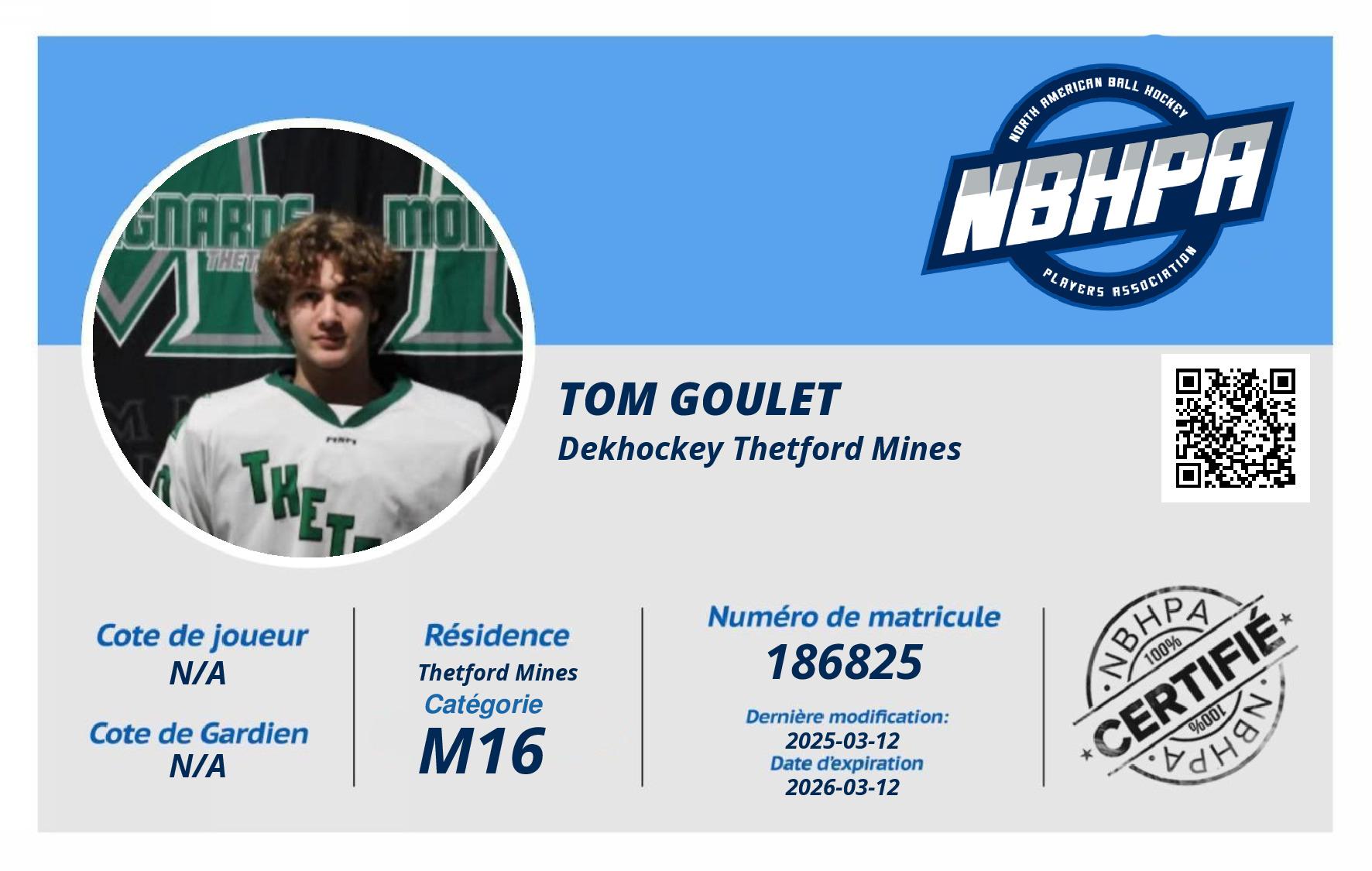 Tom Goulet
