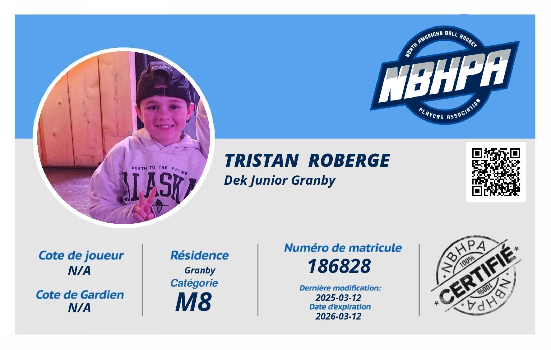 Tristan  Roberge