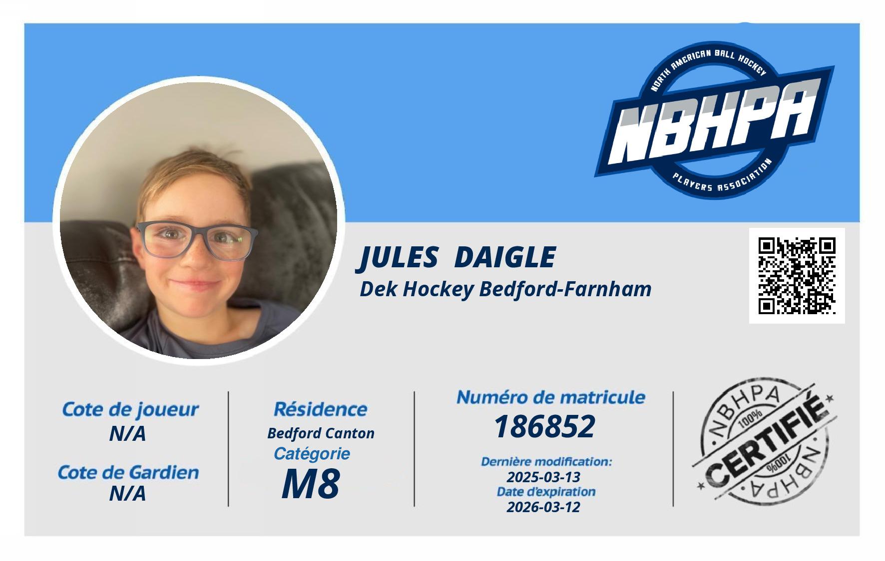 Jules  Daigle
