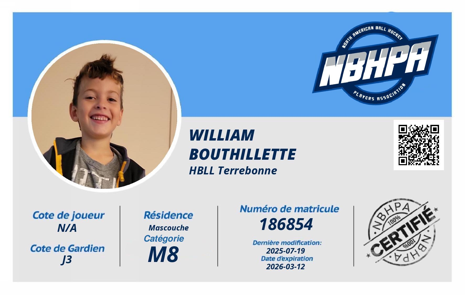 William  Bouthillette