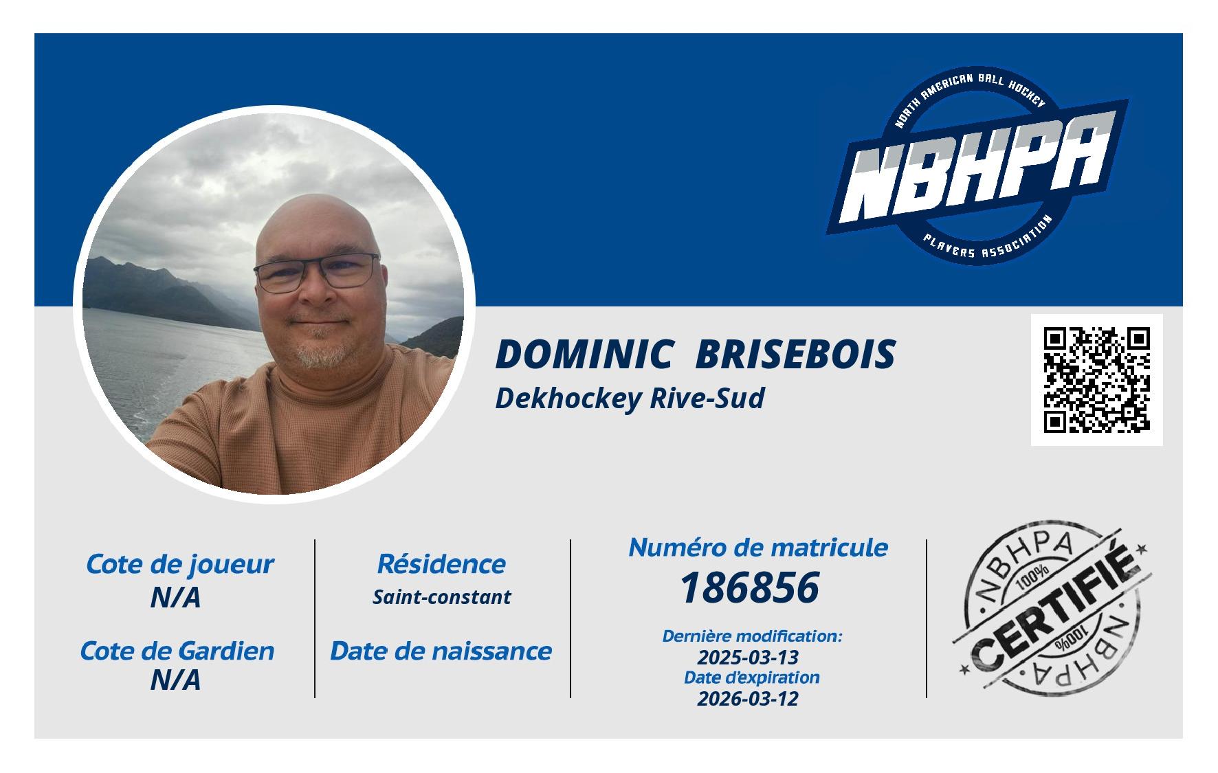 Dominic  Brisebois 