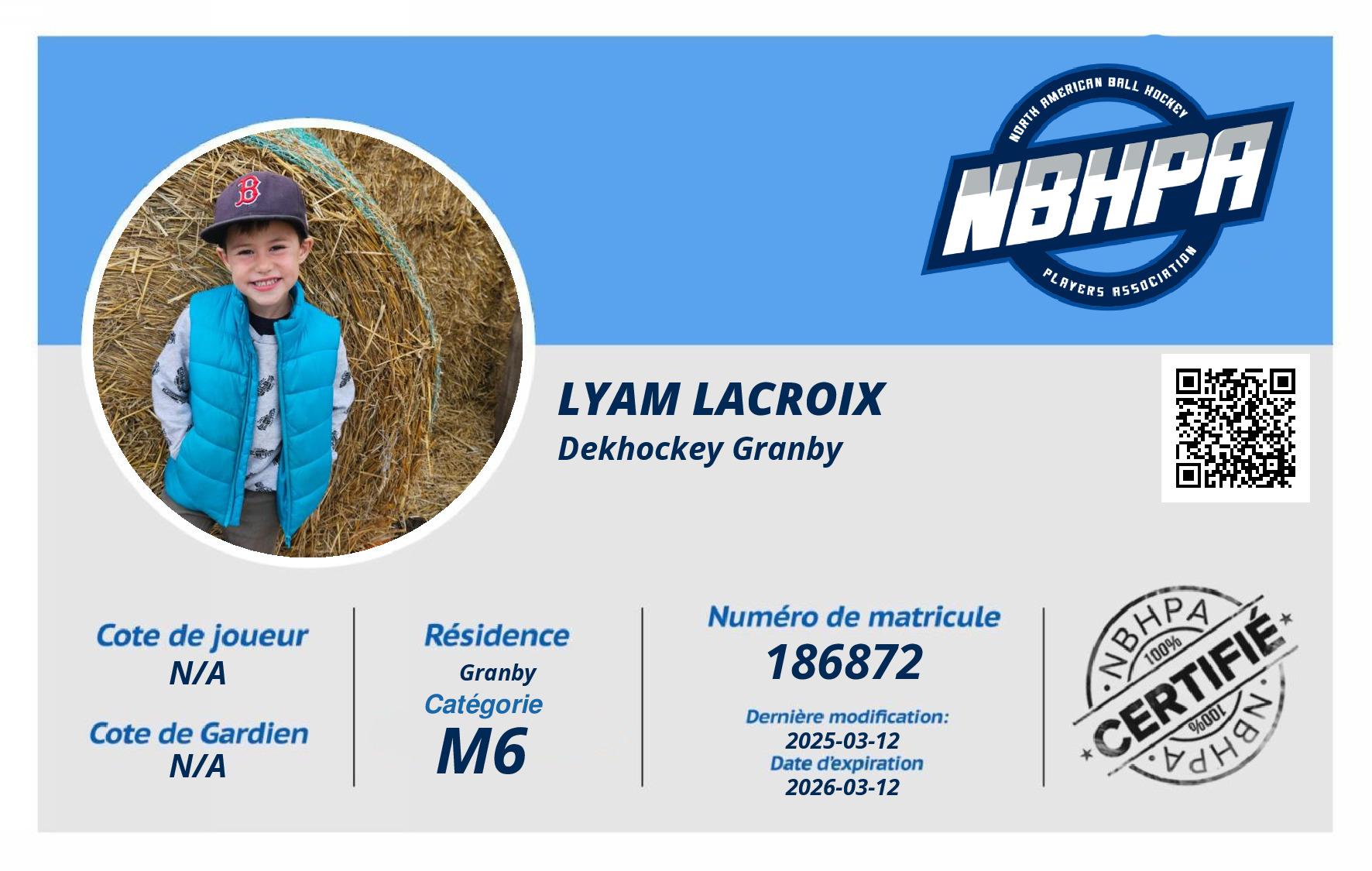 Lyam Lacroix