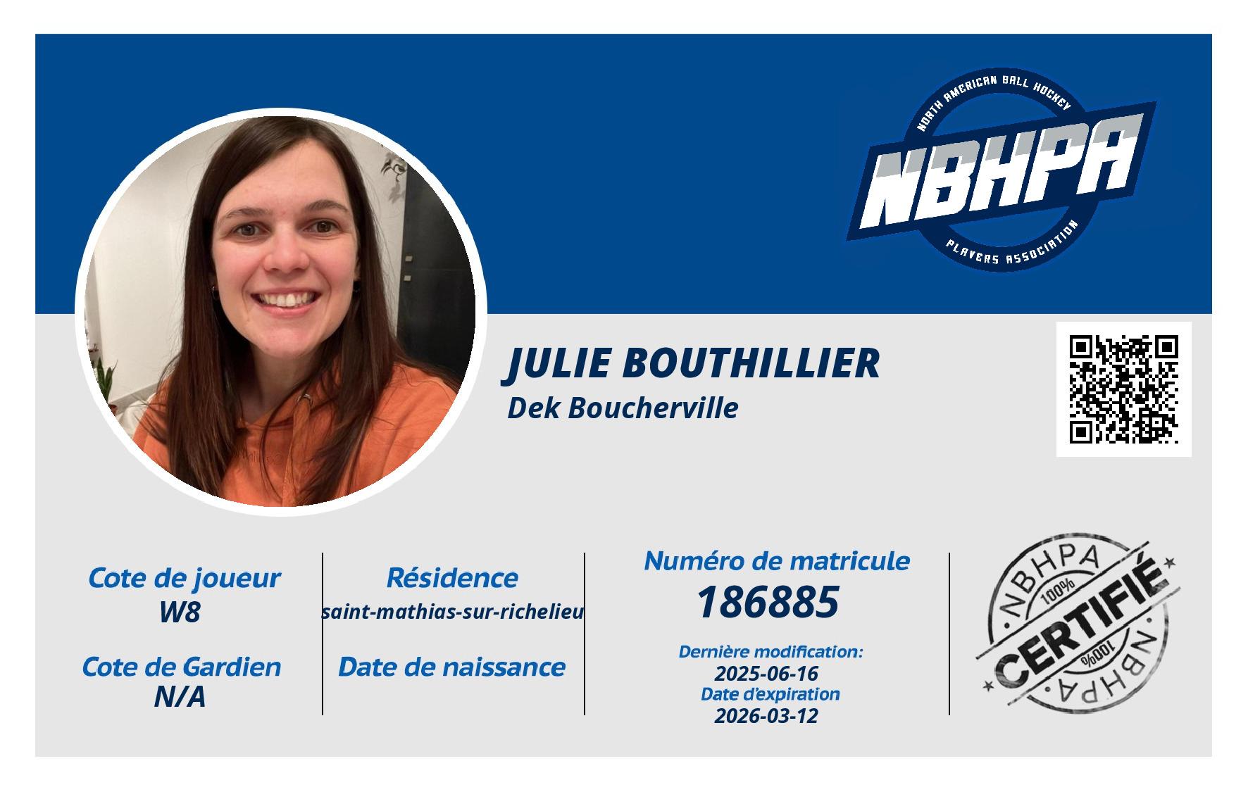 Julie Bouthillier